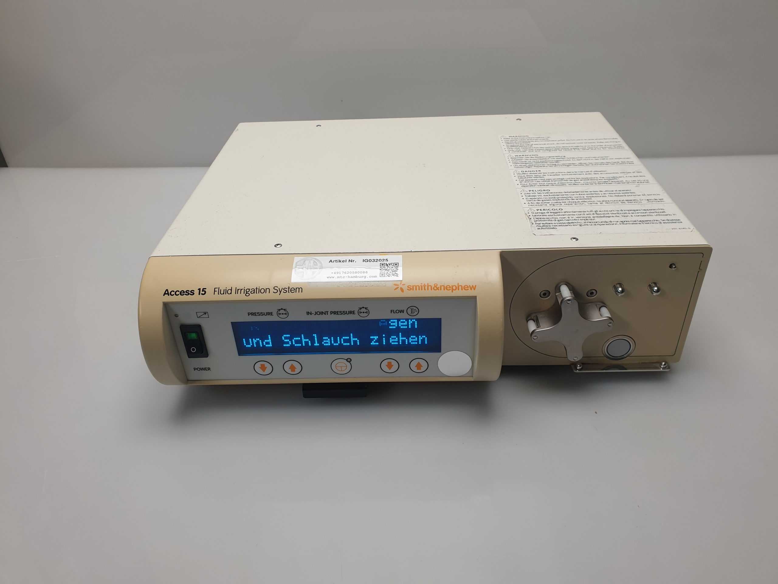 SMITH & NEPHEW DYONICS Access 15 Irrigation Pump – Bild 3