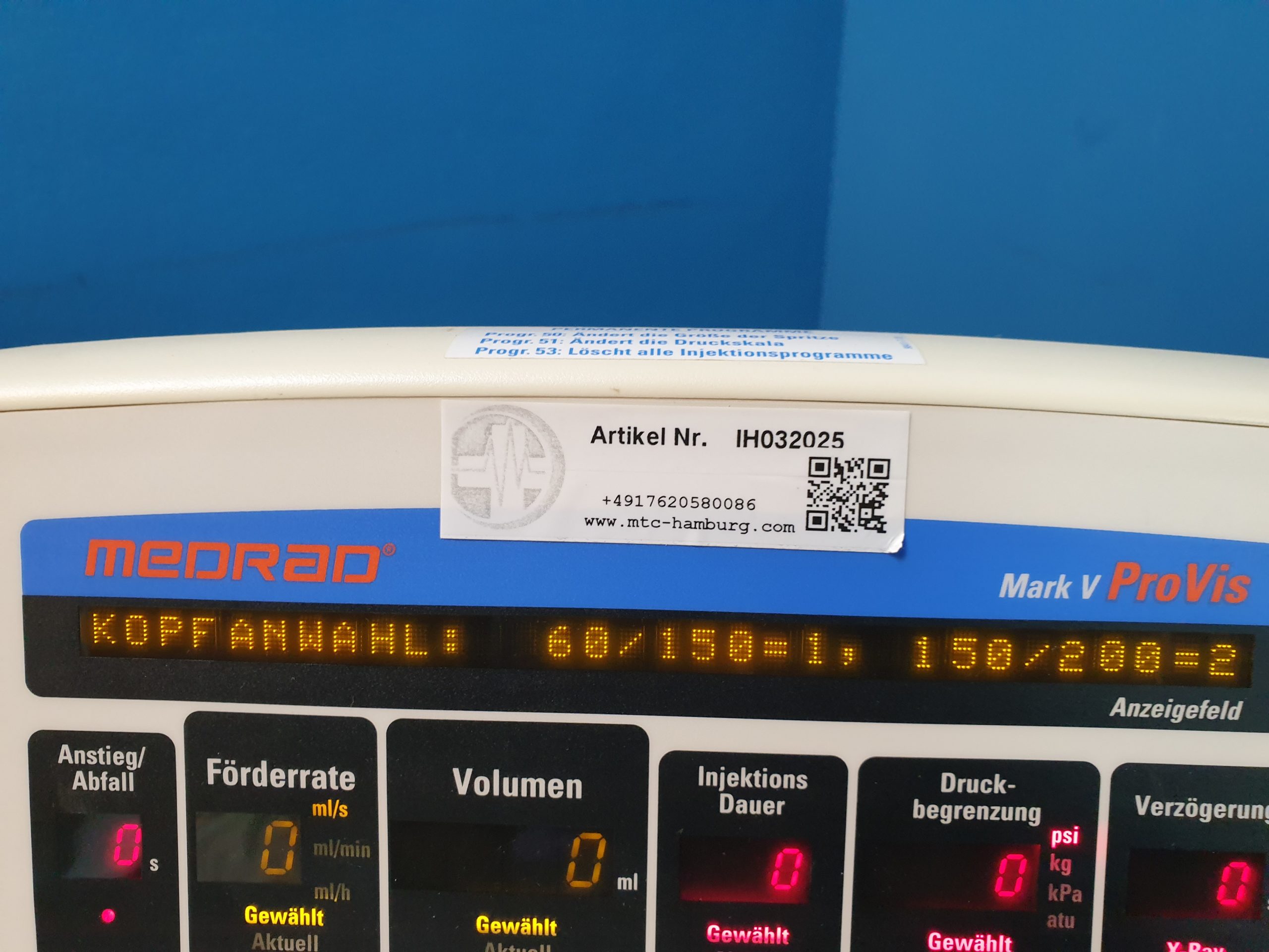 Medrad Mark V ProVis Kontrastmittelinjektionssystem – Bild 2