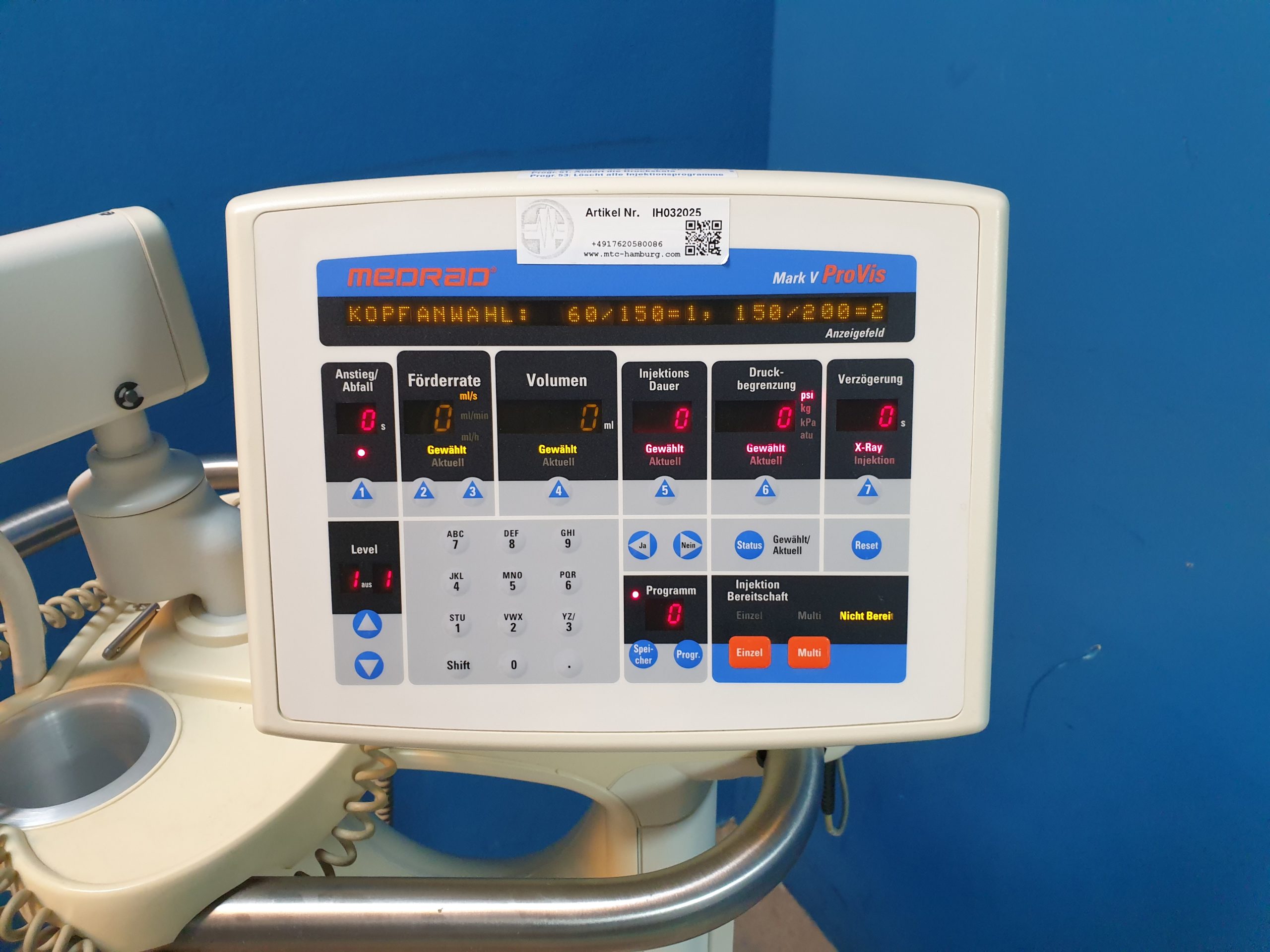 Medrad Mark V ProVis Kontrastmittelinjektionssystem – Bild 14