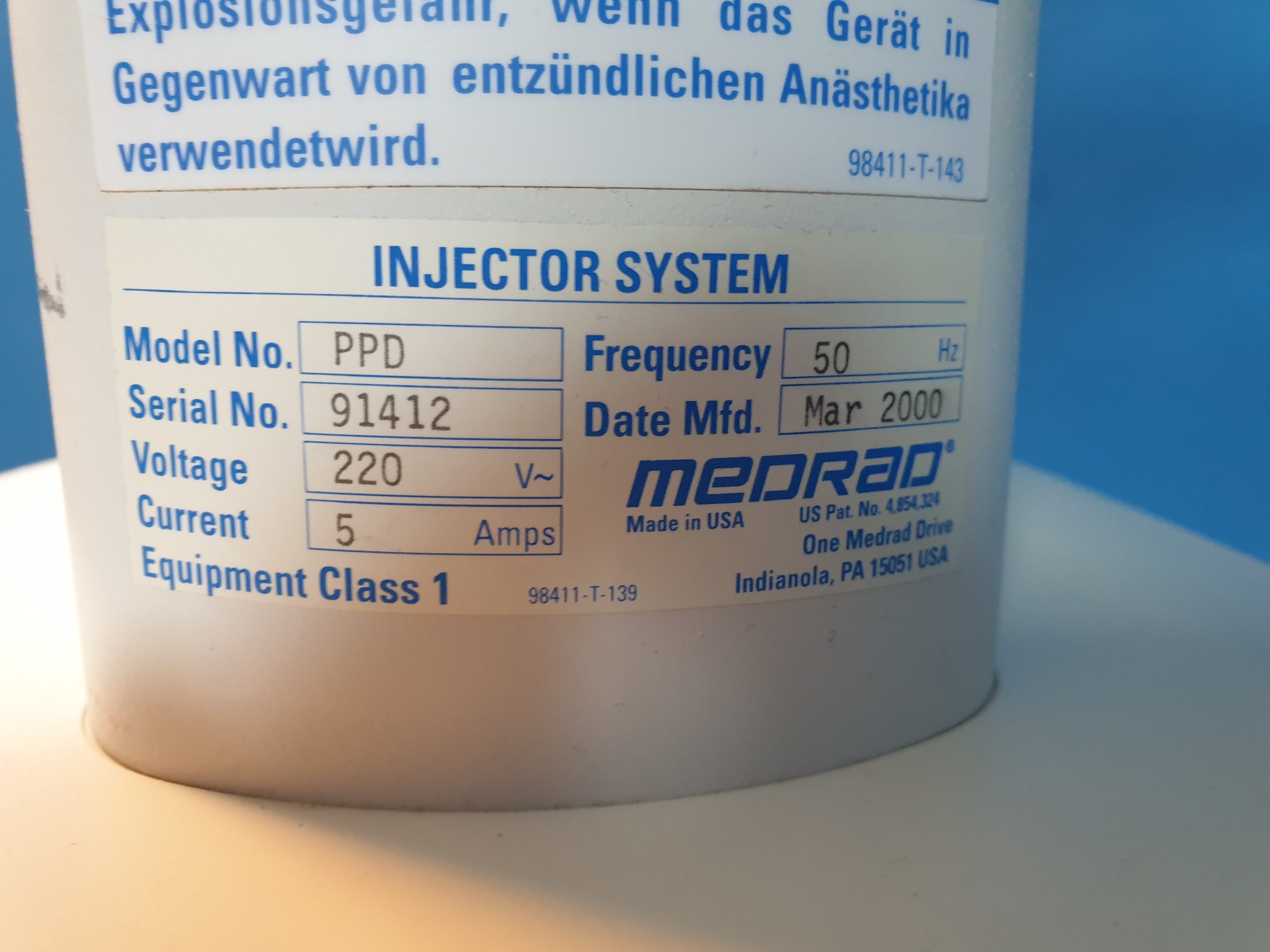 Medrad Mark V ProVis Kontrastmittelinjektionssystem – Bild 17