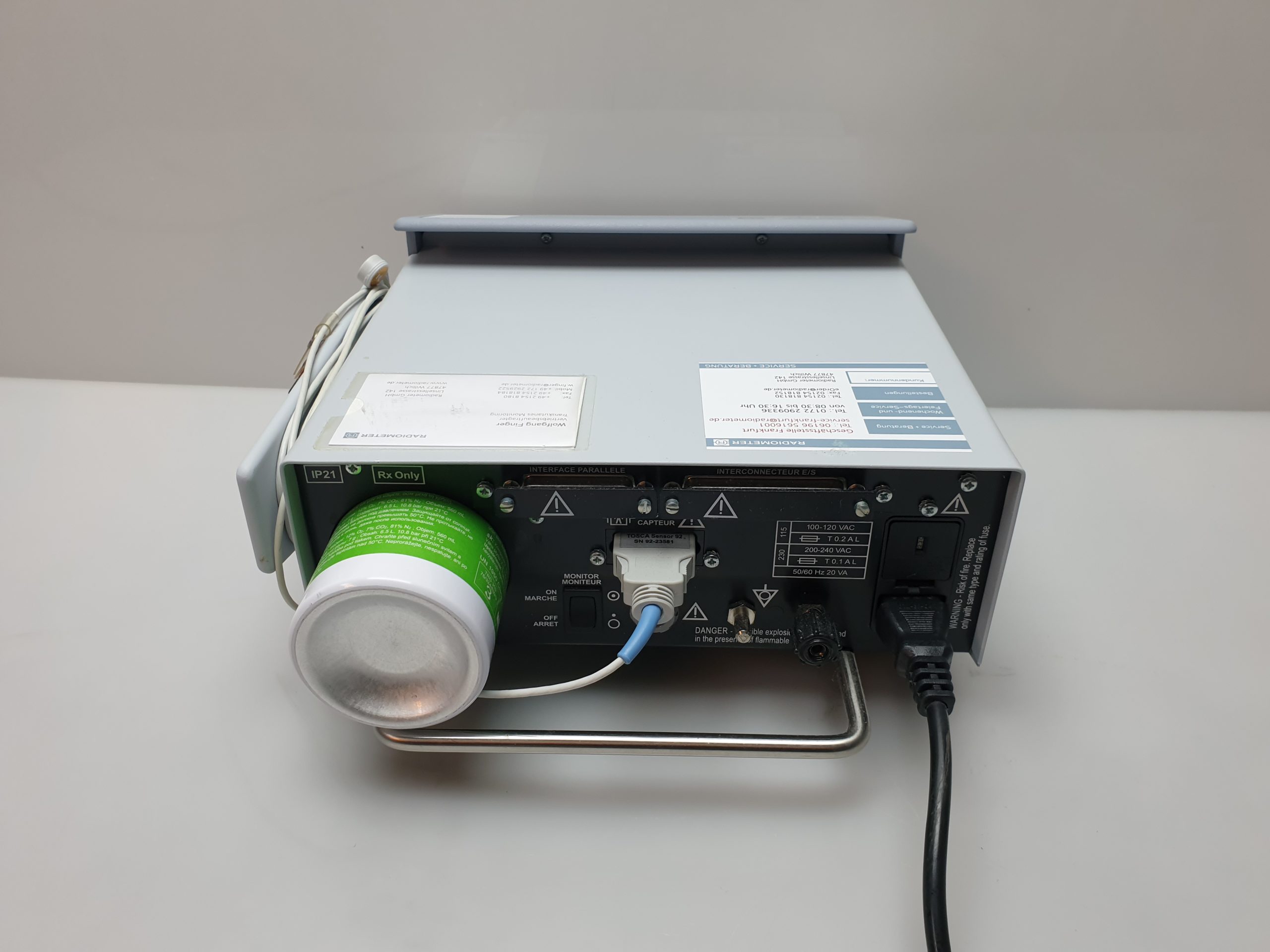 Radiometer TOSCA 500 Masimo set Spo2 Pco 2 Pulse Patient Oximeter Monitor Oxygen – Bild 13