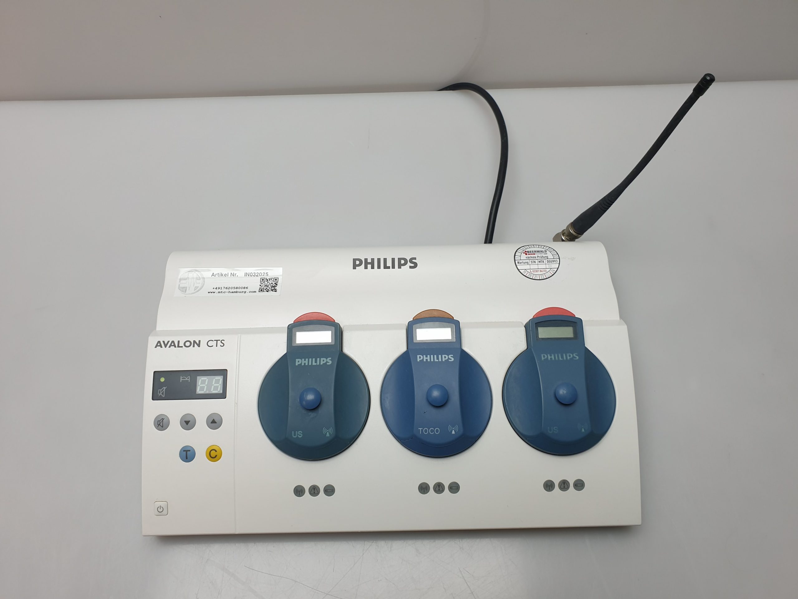 Philips Avalon CTS M2720A mit TOCO - US Sonden – Bild 4