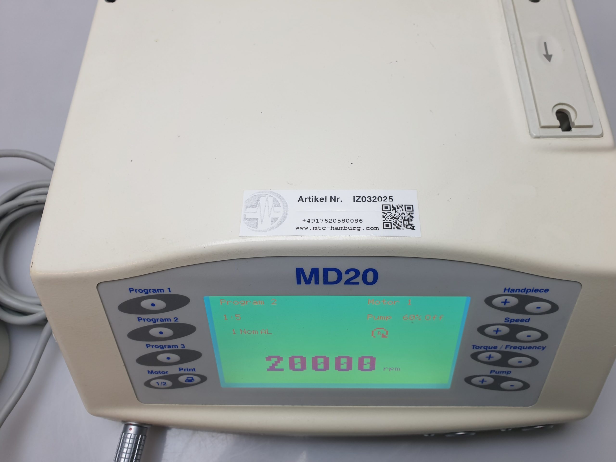 Nouvag MD-20 Implant Direct Chirurgisches Zahnimplantat-Motorsystem – Bild 2