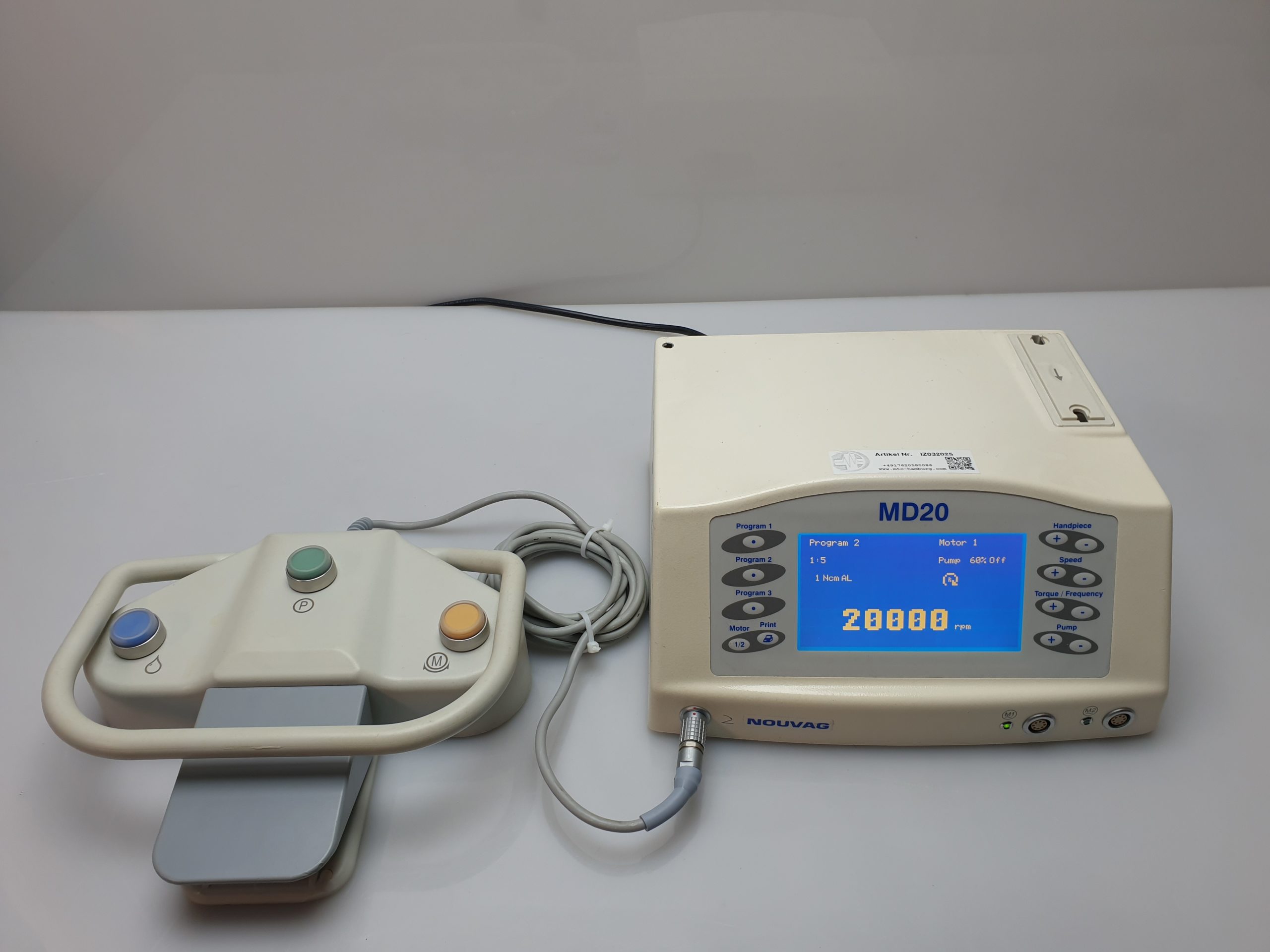 Nouvag MD-20 Implant Direct Chirurgisches Zahnimplantat-Motorsystem – Bild 3