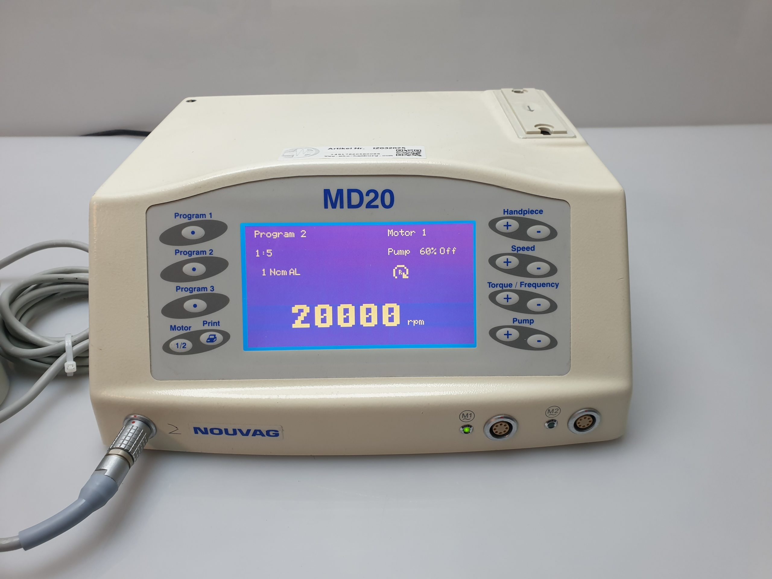 Nouvag MD-20 Implant Direct Chirurgisches Zahnimplantat-Motorsystem – Bild 4