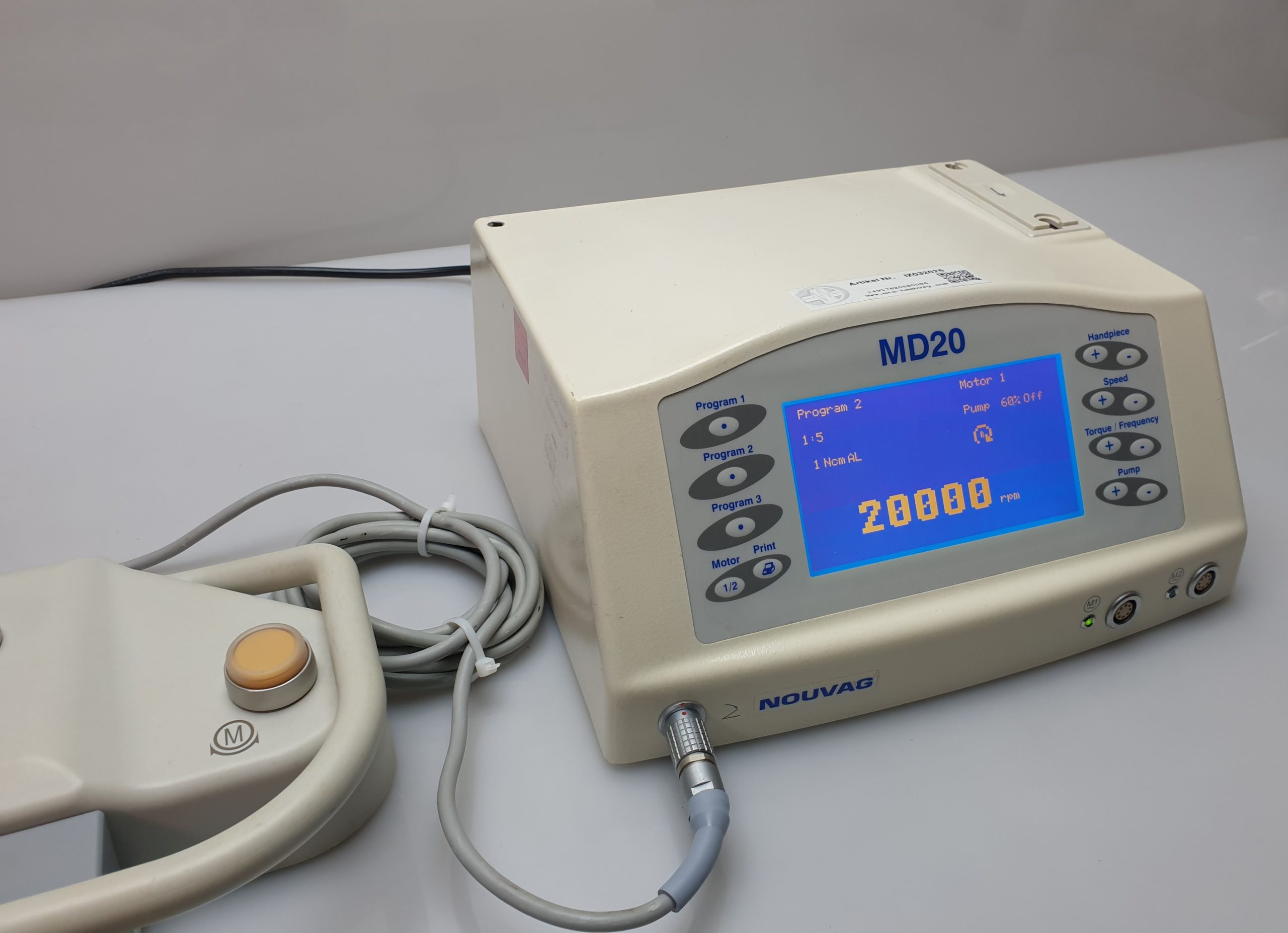 Nouvag MD-20 Implant Direct Chirurgisches Zahnimplantat-Motorsystem – Bild 6