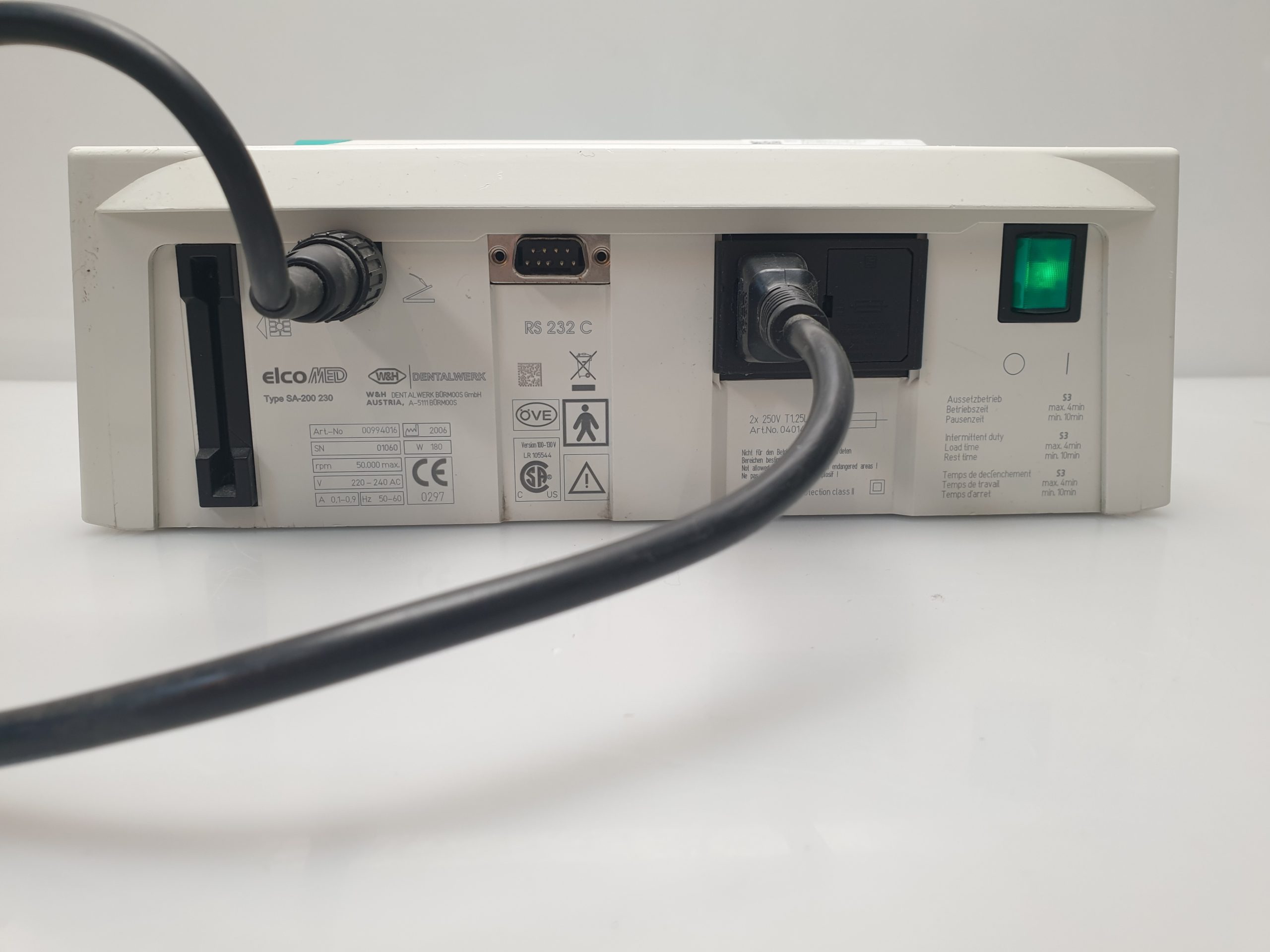 W&H elcoMED Typ SA-200 230 Dental-Chirurgie mit Fußschalter – Bild 10