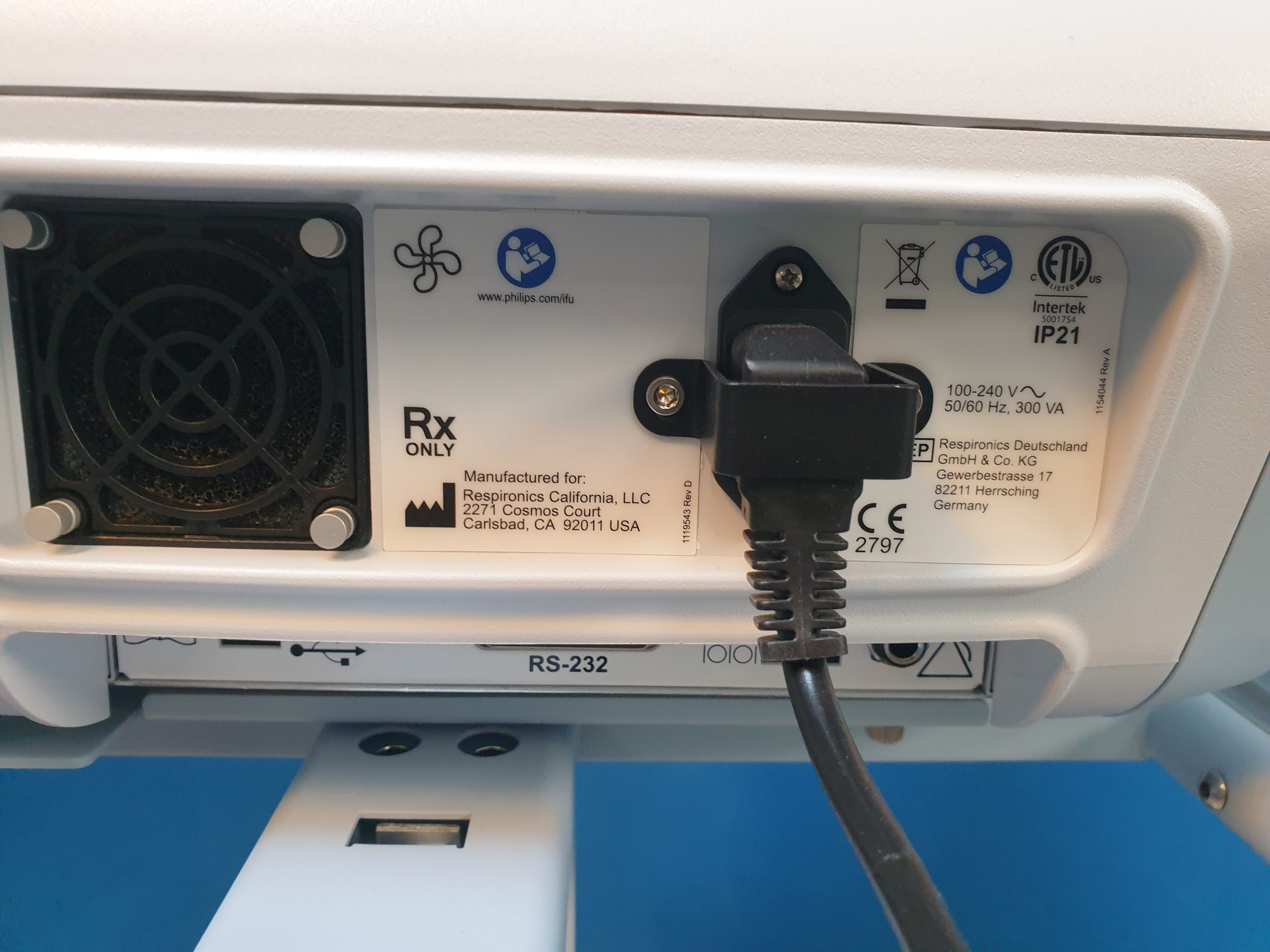 Philips Respironics V60 Beatmungsgerät – Bild 11