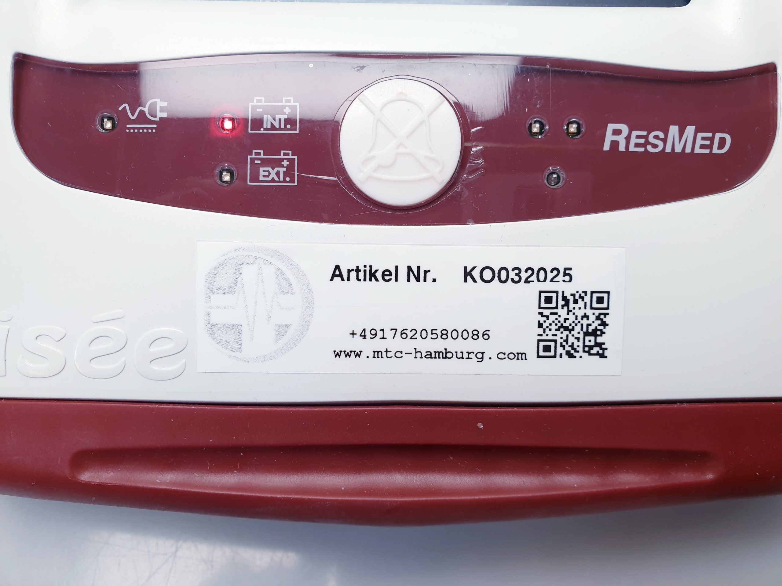 Resmed Elisée™ 250 IPPV ICU Notfall Beatmungsgerät – Bild 2