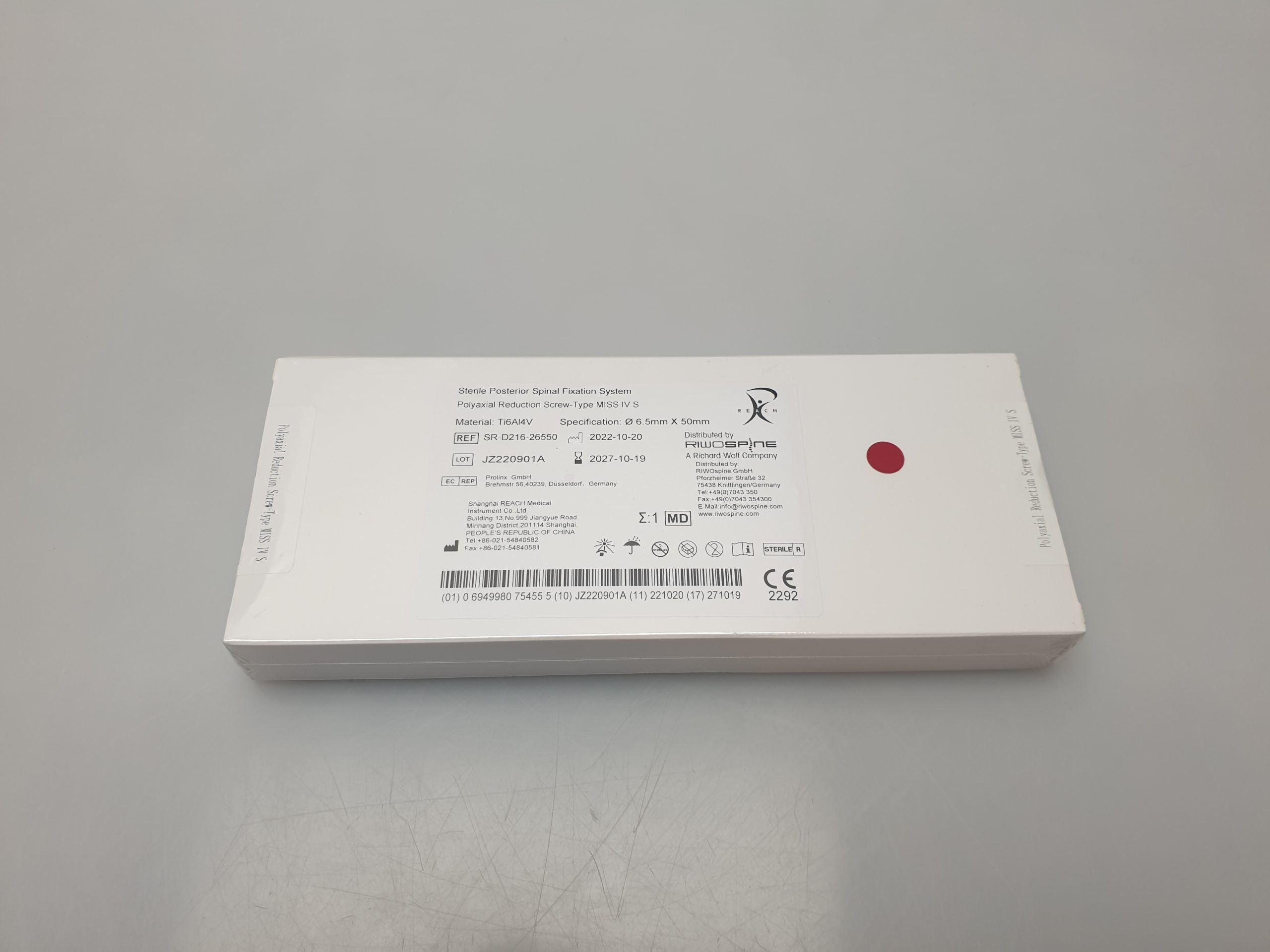 Riwospine sterile posterior spinal fixation system kit – Bild 6