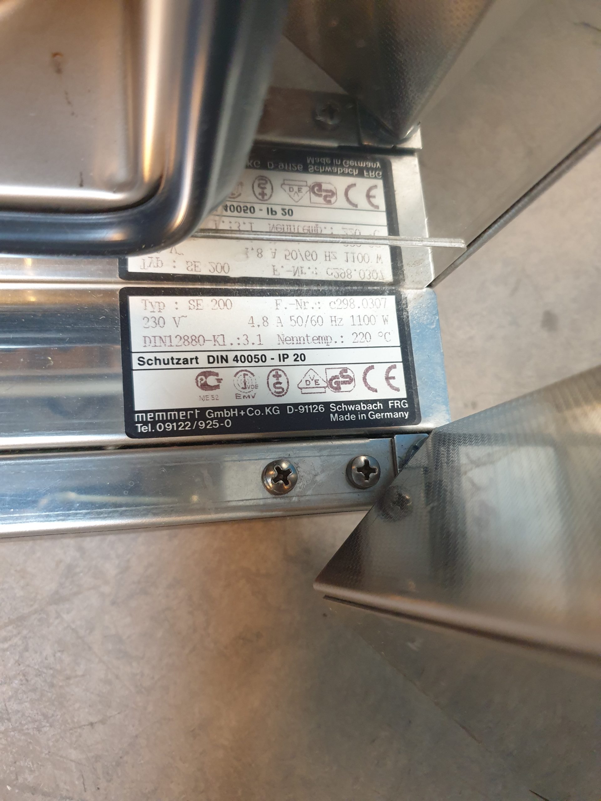 Memmert SE 200 Sterilisator – Bild 9