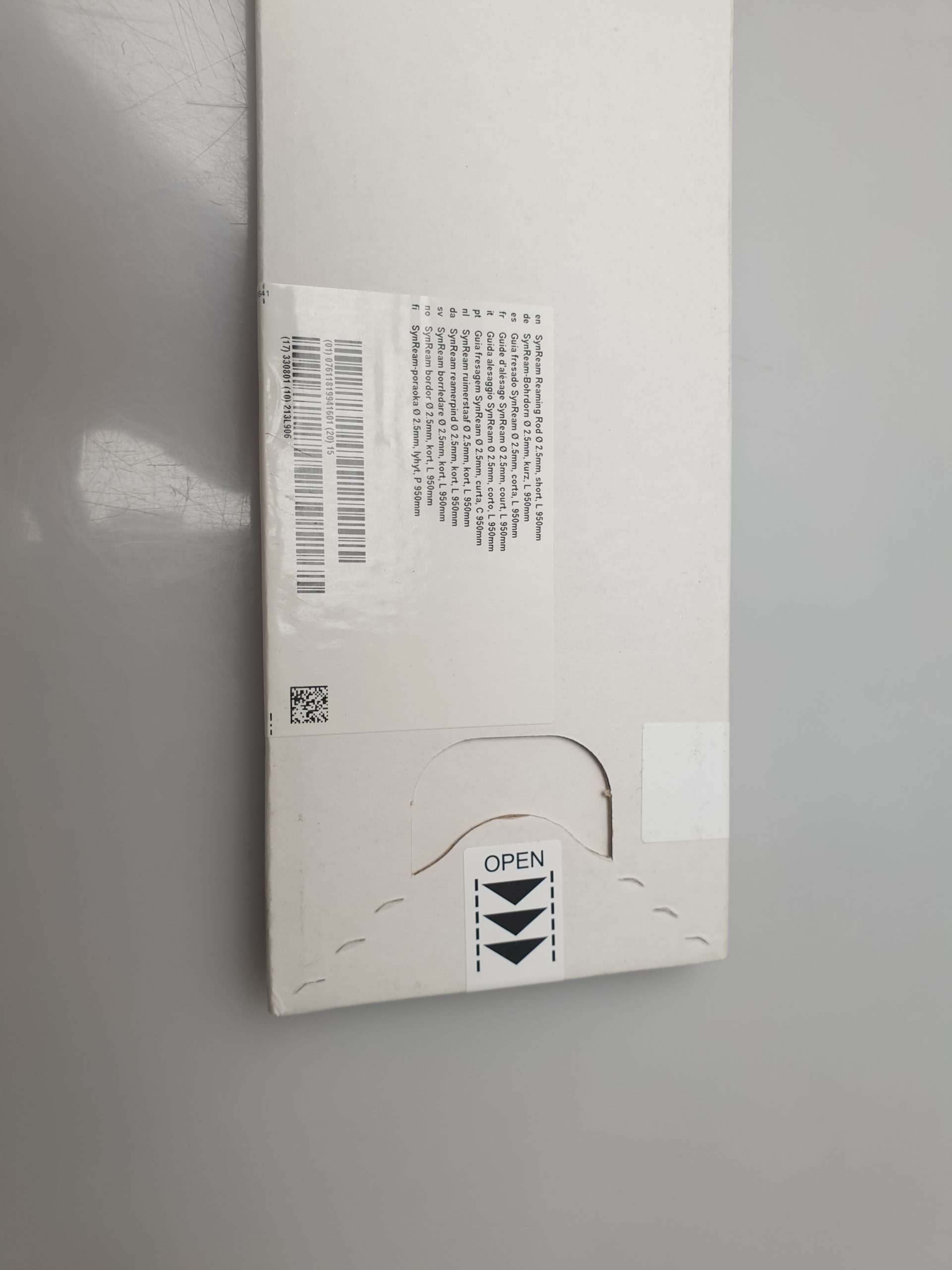 Synthes SynReam reaming Rod 2,5mm, short, L 950mm REF 352.032SLA032025-K Synthes SynReam reaming Rod 2,5mm, short, L 950mm REF 352.032S – Bild 5