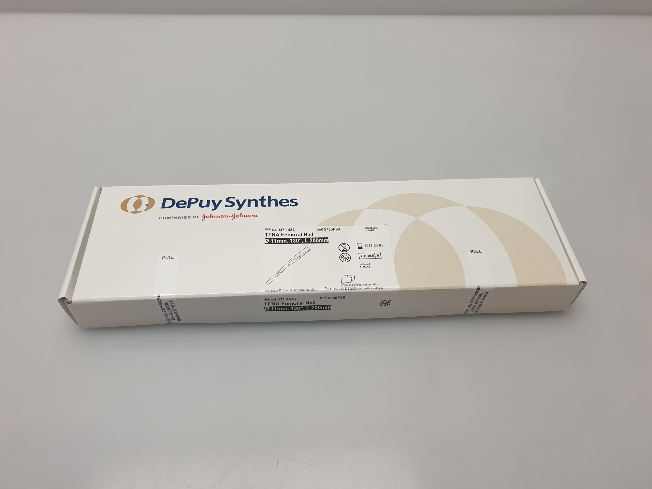 DePuy Synthes TFNA femoral nail 11mm, 130grad , L 200mm REF 04.037.143S für die Knochen gelenke