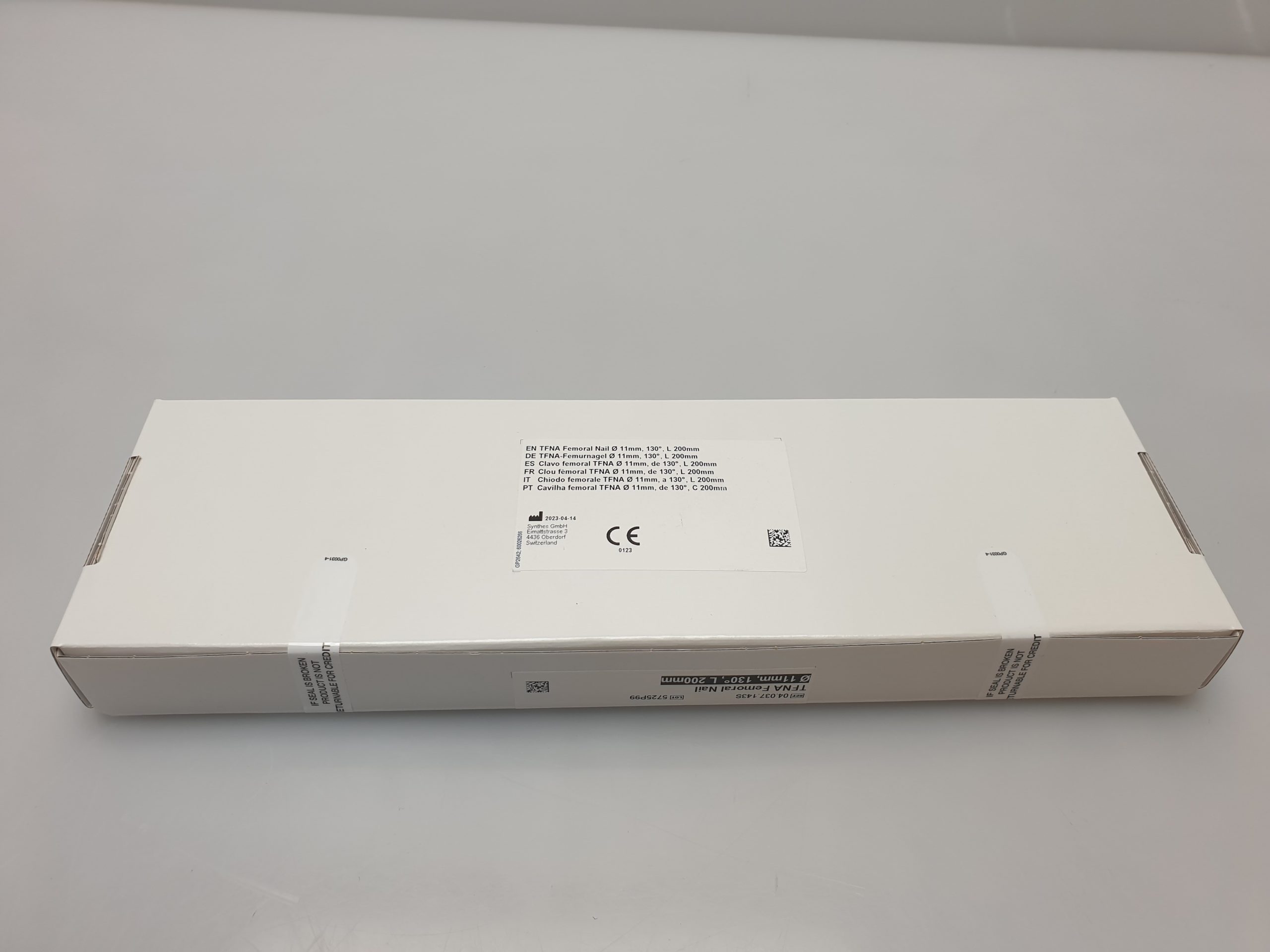 DePuy Synthes TFNA femoral nail 11mm, 130grad , L 200mm REF 04.037.143S für die Knochen gelenke – Bild 6