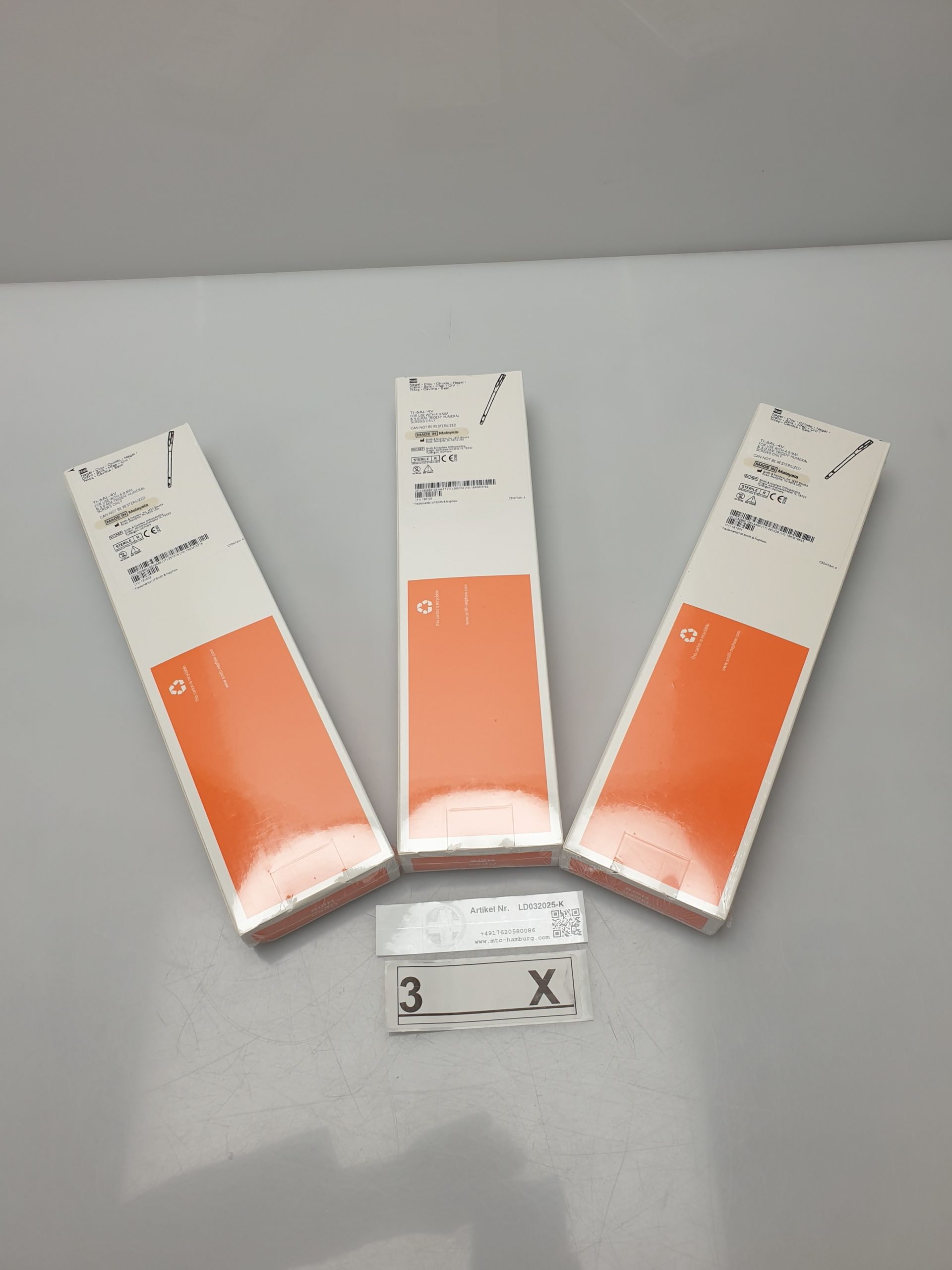 Smith & Nephew nagel TI-6AL-4V 4,0 mm & 5,0 mm Trigen Humeral screws – Bild 3