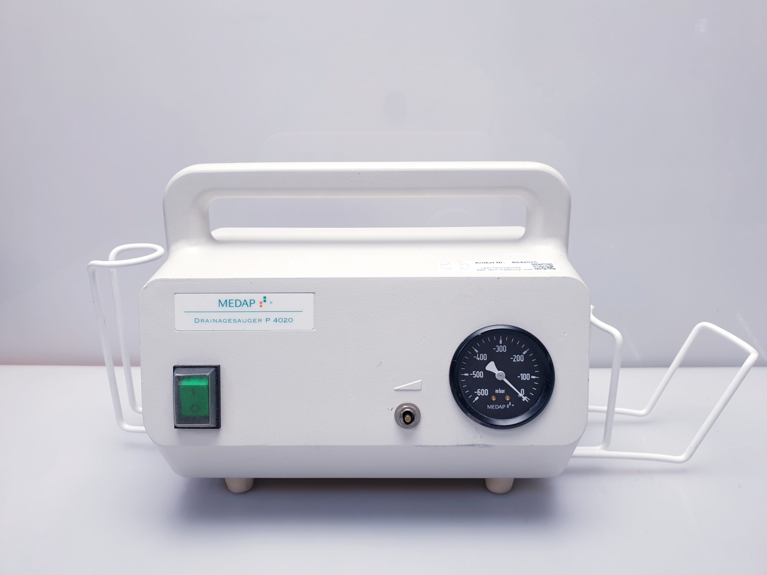 Medap Heraeus Drainagesauger Absaugpumpe Chirurgischer Sauger P 4020 – Bild 3