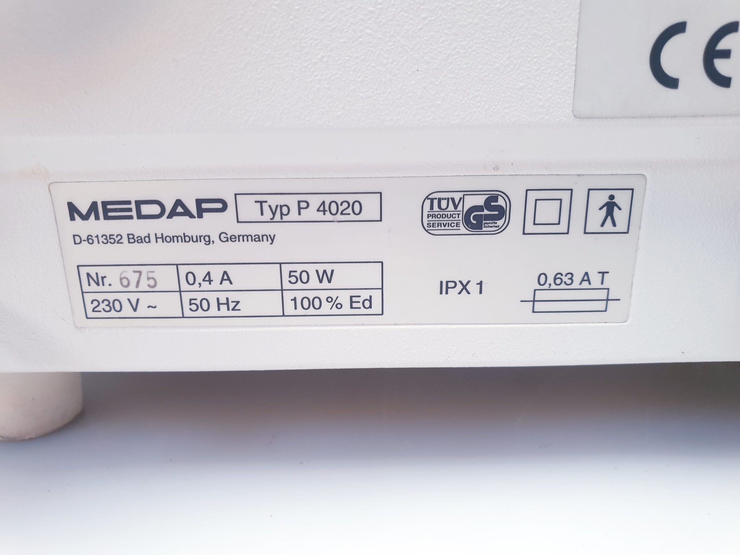 Medap Heraeus Drainagesauger Absaugpumpe Chirurgischer Sauger P 4020 – Bild 9