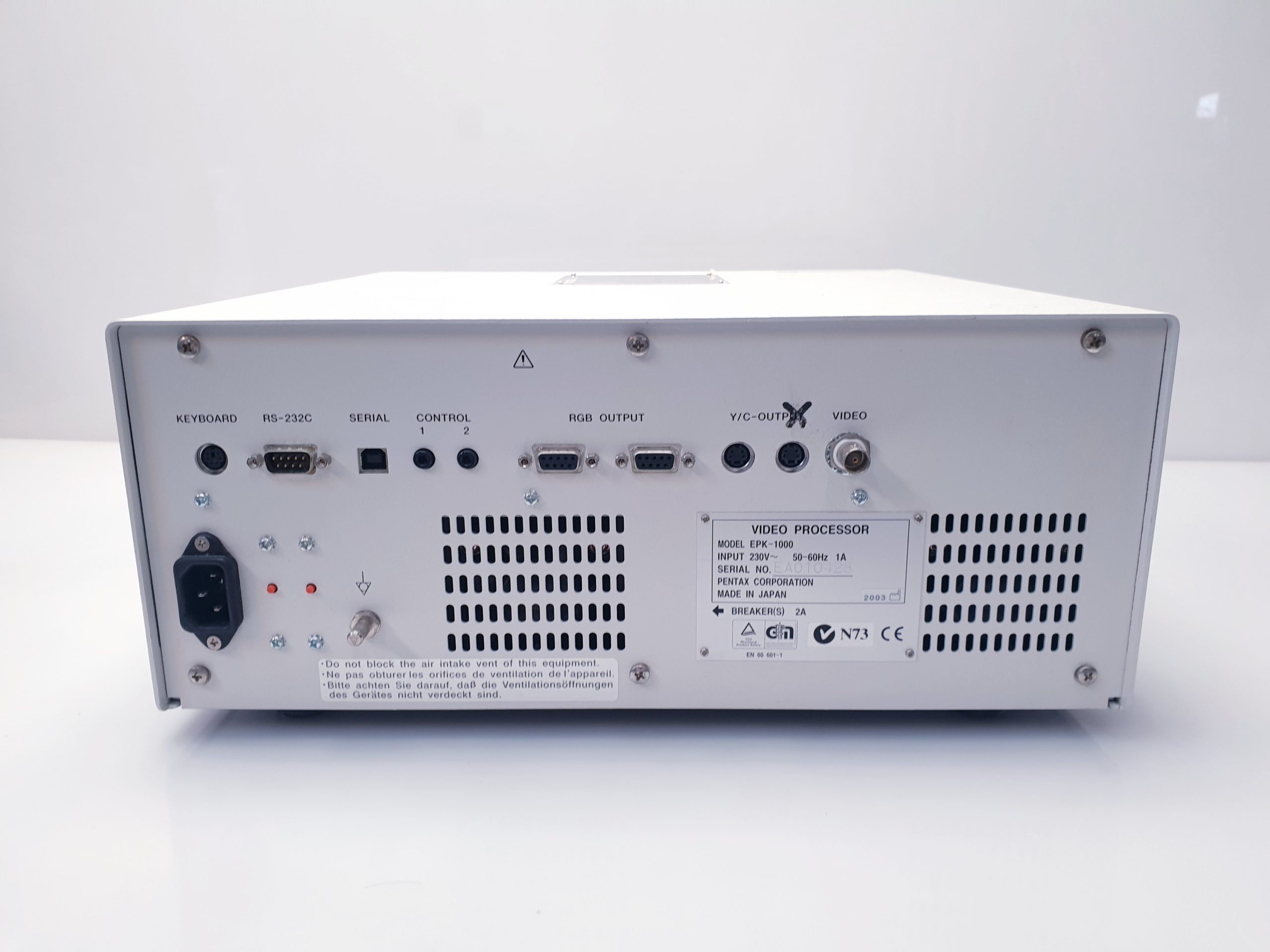 PENTAX EPK-1000 Videoprozessor Lichtquelle ohne Tastatur – Bild 7