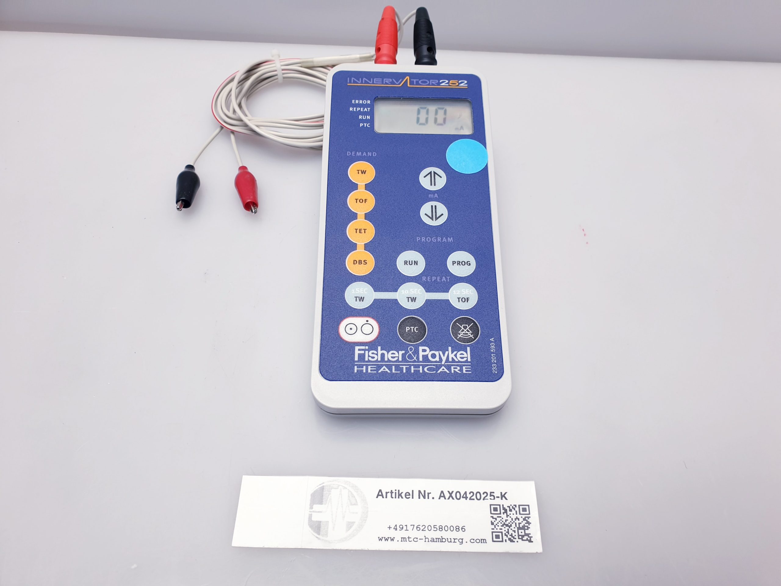 Fisher & Paykel Innervator NS 252 Neuro Diagnos Nerven Stimulator – Bild 2