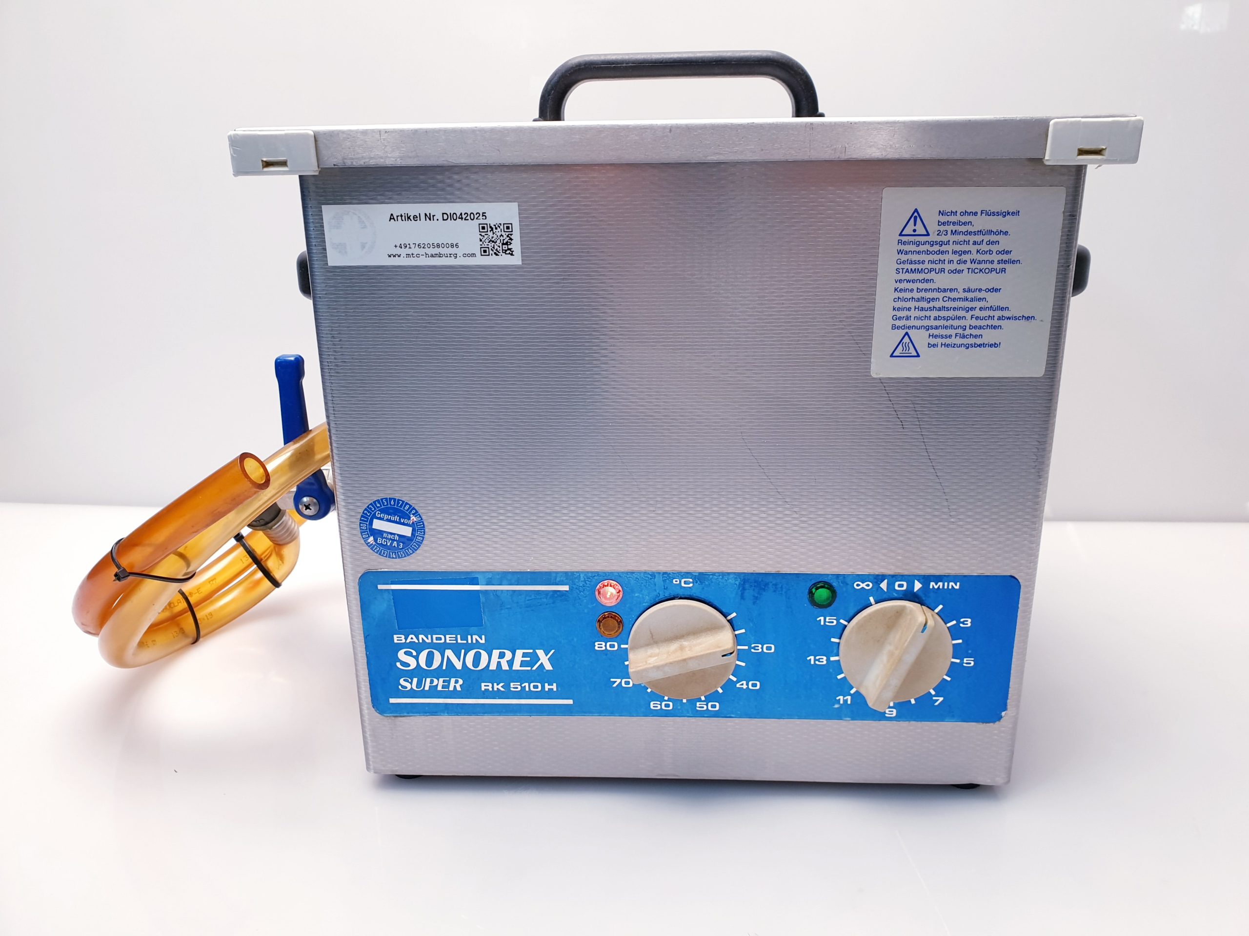 Bandelin SONOREX SUPER RK 510 H - RK510H Ultraschallreiniger – Bild 5