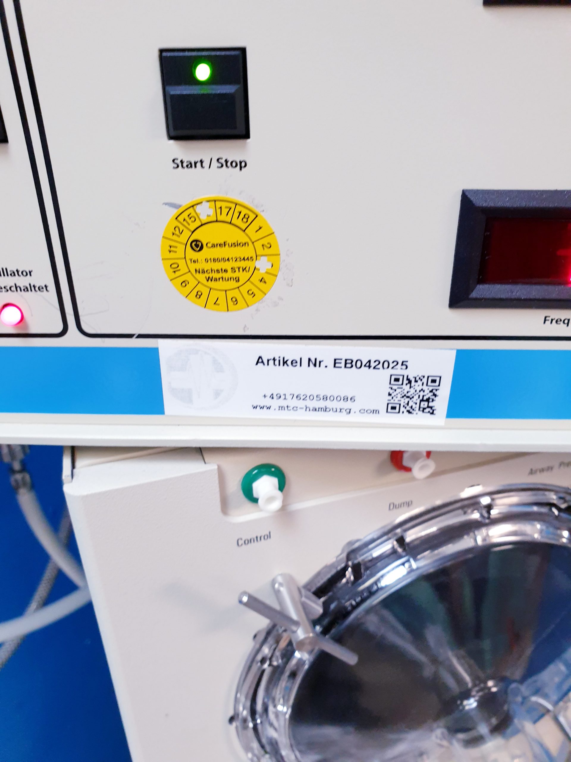 VIASYS Carefusion SensorMedics 3100A 3100 A Ventilator mit Zubehör – Bild 2