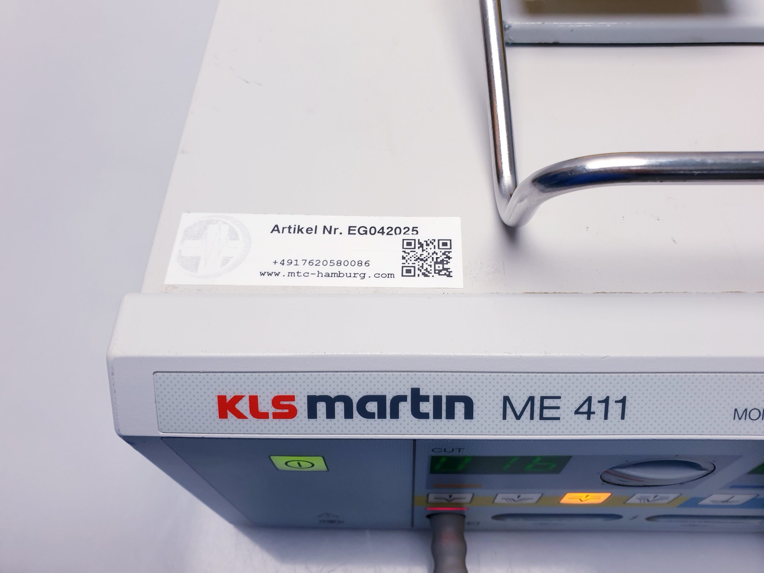 KLS MARTIN ME 411 – ME411 – HF-Chirurgie-Einheit - HF Gerät – Bild 2