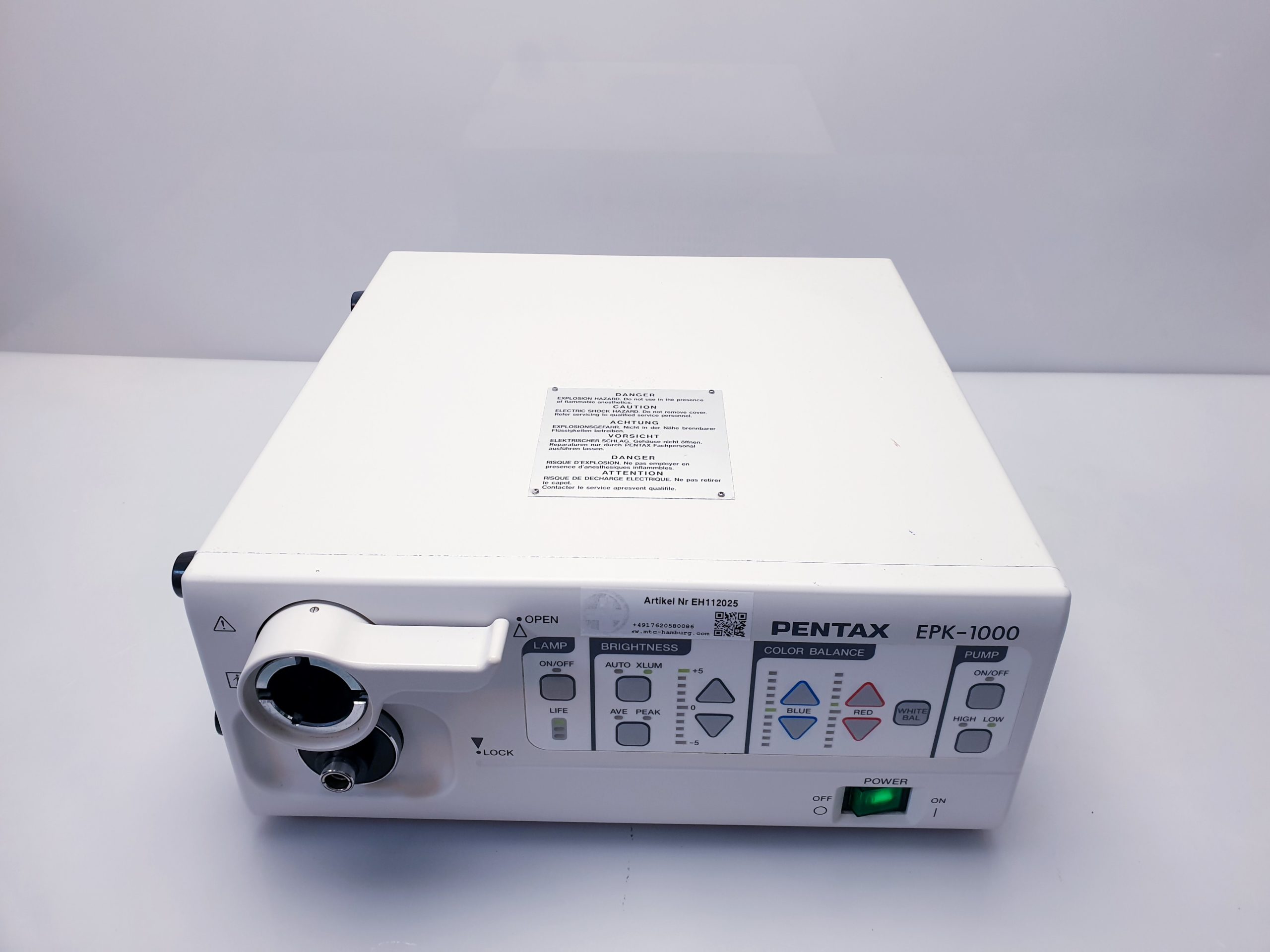 PENTAX EPK-1000 Videoprozessor Lichtquelle ohne Tastatur – Bild 11