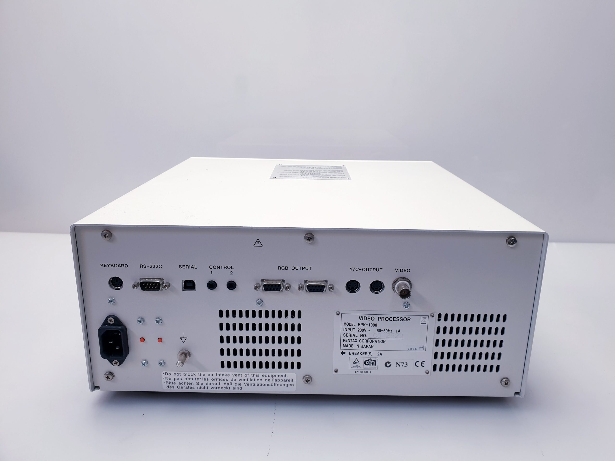 PENTAX EPK-1000 Videoprozessor Lichtquelle ohne Tastatur – Bild 21