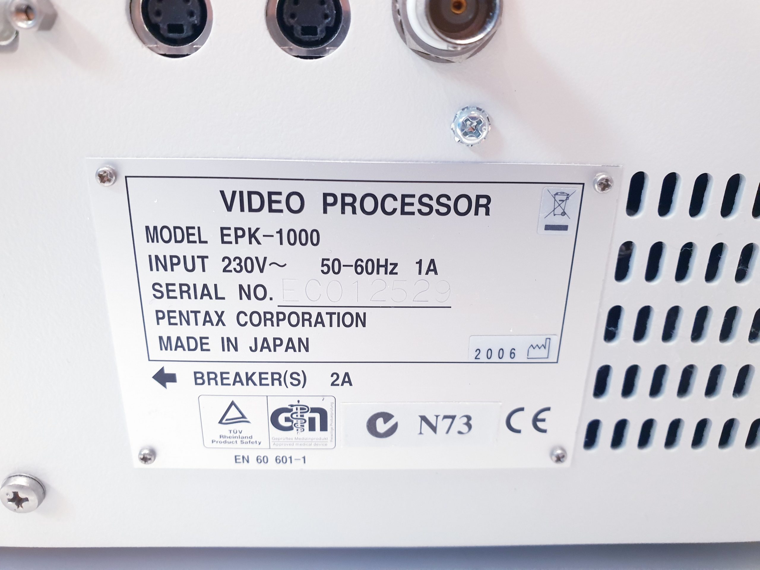 PENTAX EPK-1000 Videoprozessor Lichtquelle ohne Tastatur – Bild 22