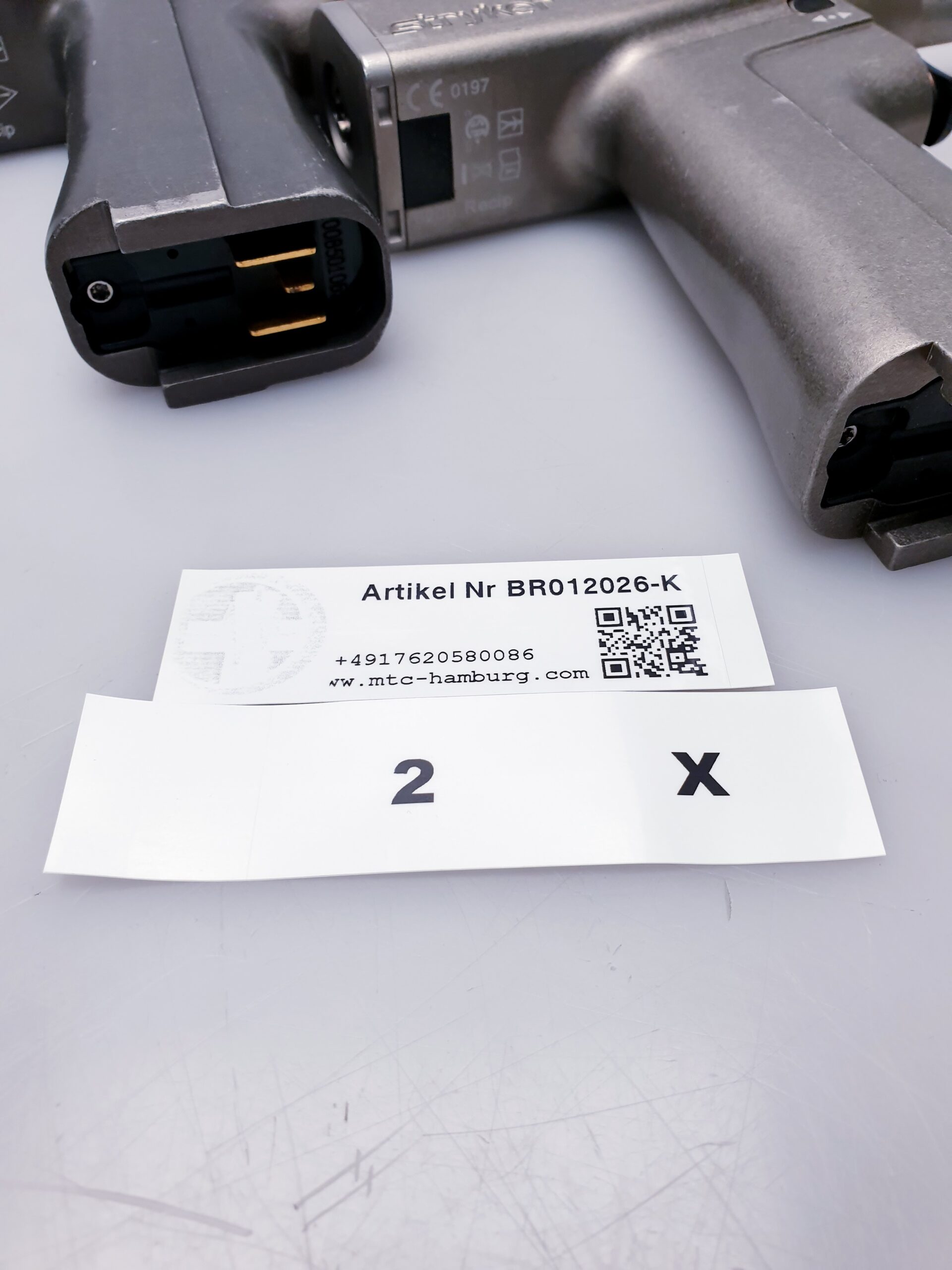 Stryker System 6 6206 Pendelsäge Akku-betriebene chirurgische Handstück – Bild 8