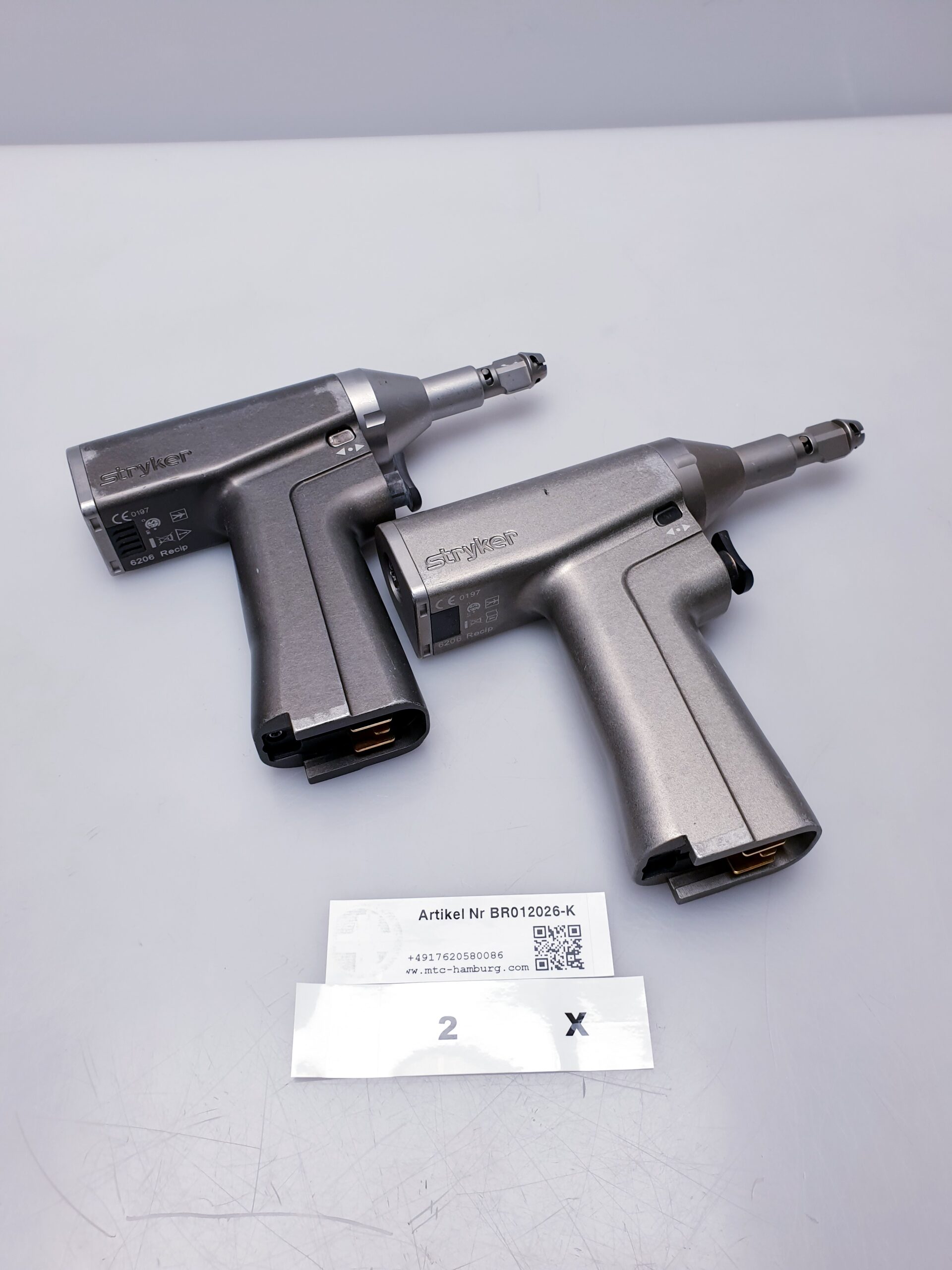 Stryker System 6 6206 Pendelsäge Akku-betriebene chirurgische Handstück – Bild 9