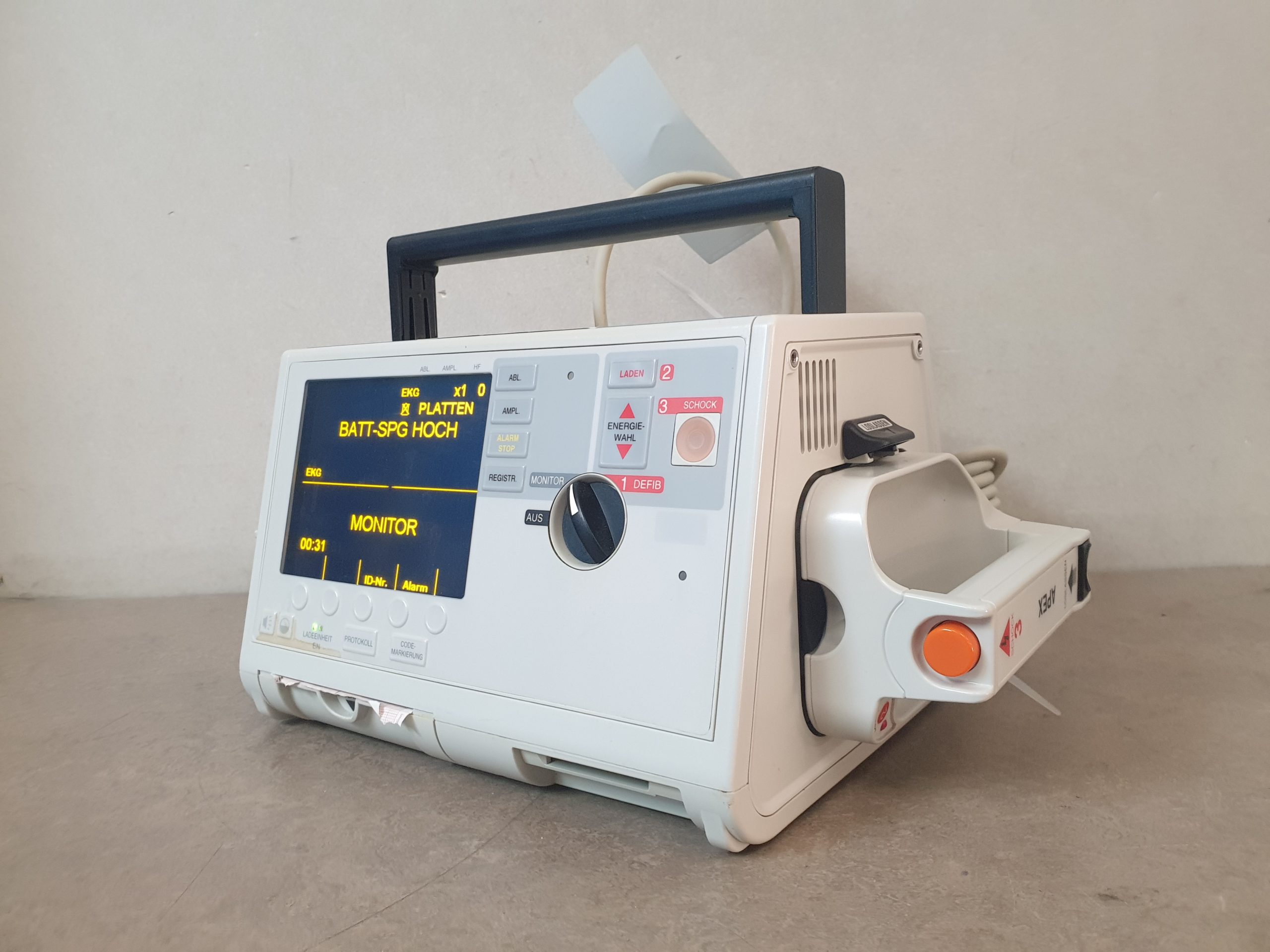 ZOLL M-Series biphasischer Defibrillator, inkl. Pacemaker, EKG, Drucker, Analyse, Akku – Bild 5