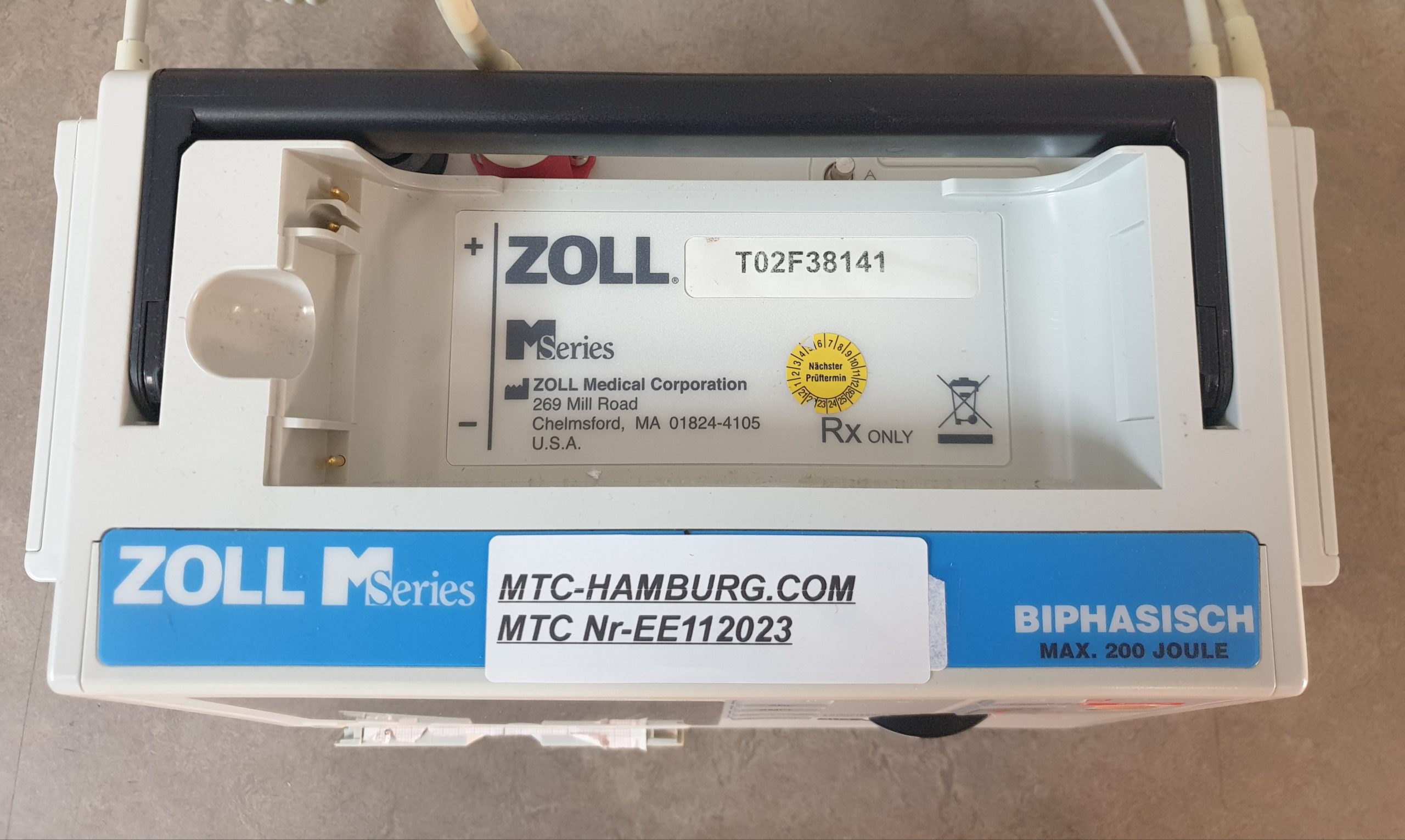 ZOLL M-Series biphasischer Defibrillator, inkl. Pacemaker, EKG, Drucker, Analyse, Akku – Bild 8