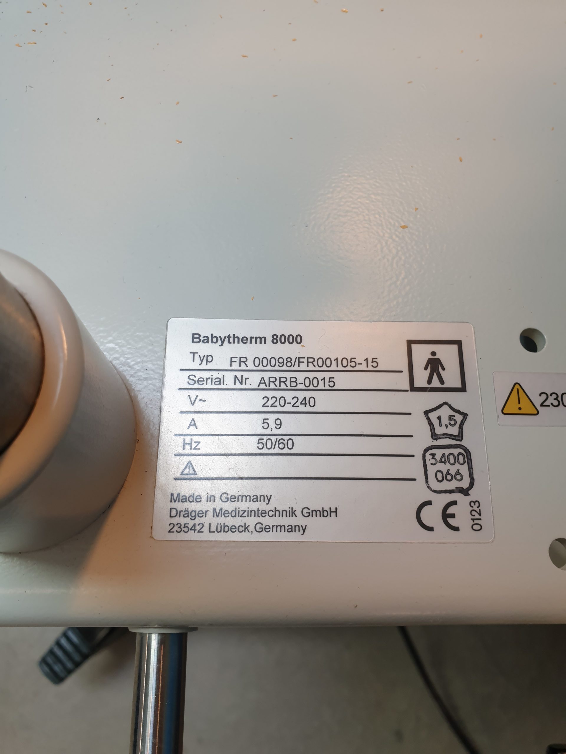 Drager Dräger Baybtherm Wärmebettchen + Babytherm 8010 Strahler – Bild 14