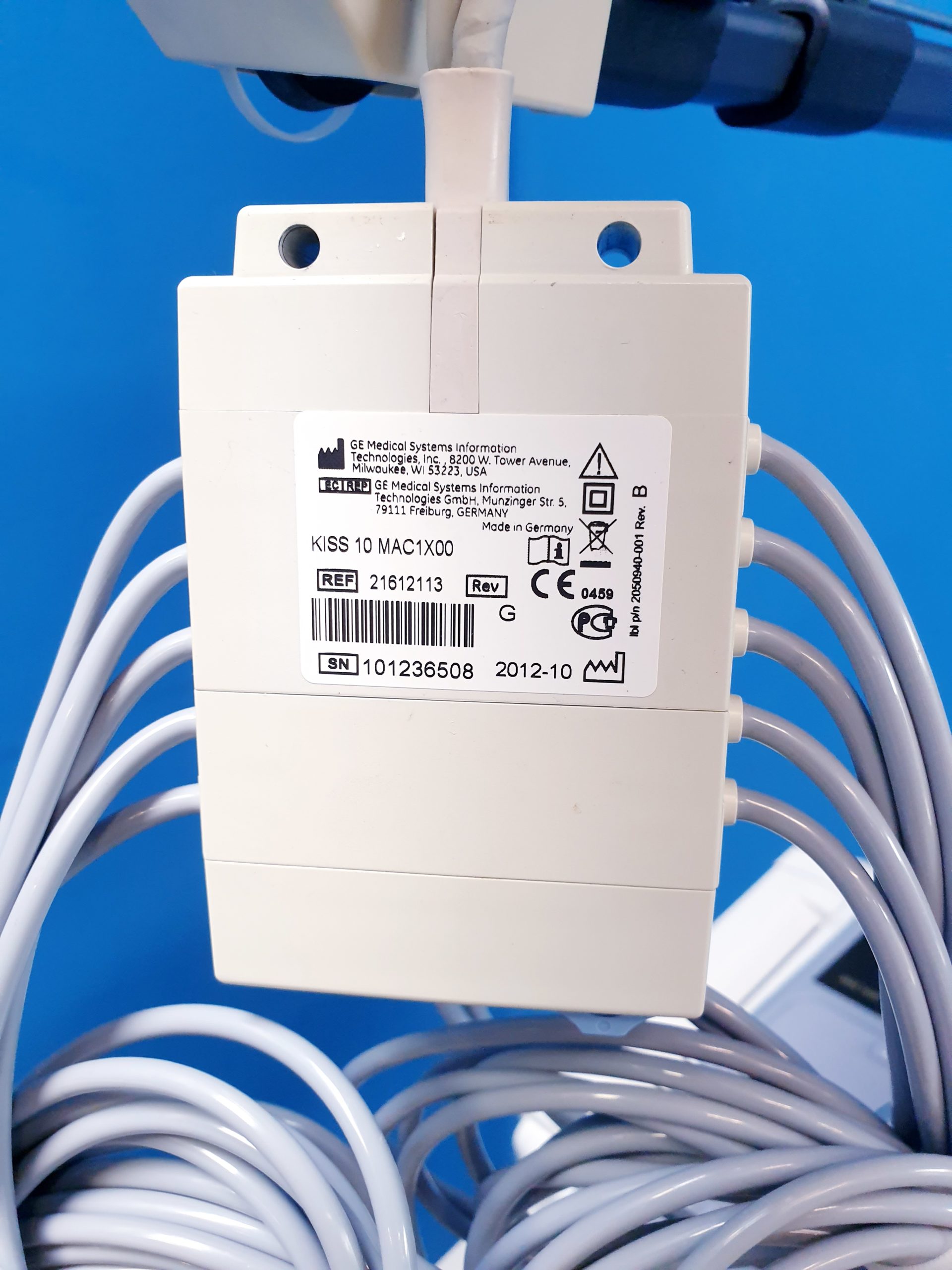 Ge Mac 1600 EKG Gerät mit Gerätewagen und noch eine Kabelarmhalterung – Bild 19