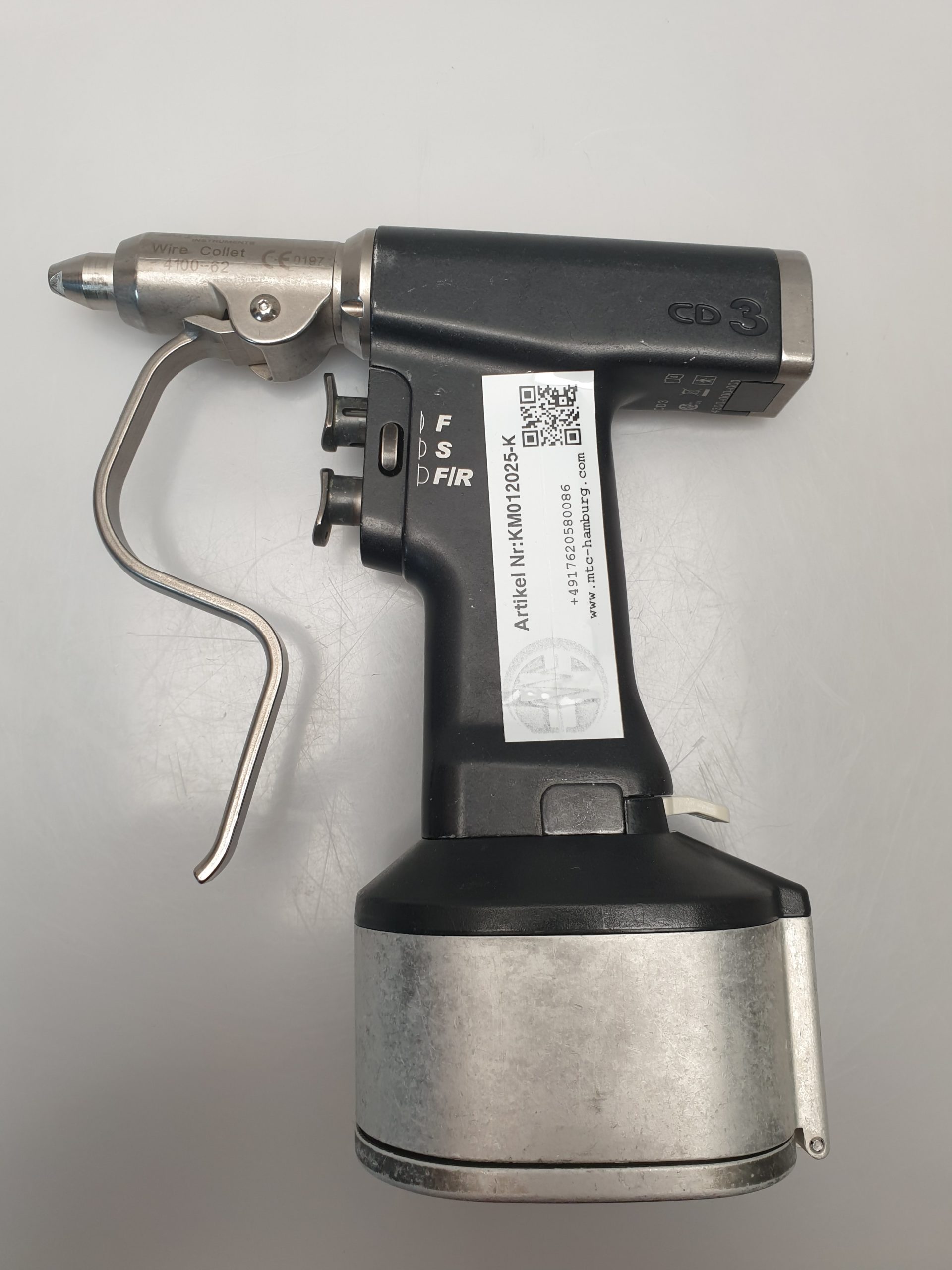 Stryker 4300 CD3 Driver Bohrer+ 4100 - 62 + 6127-120 Aseptic Battery Housing – Bild 4