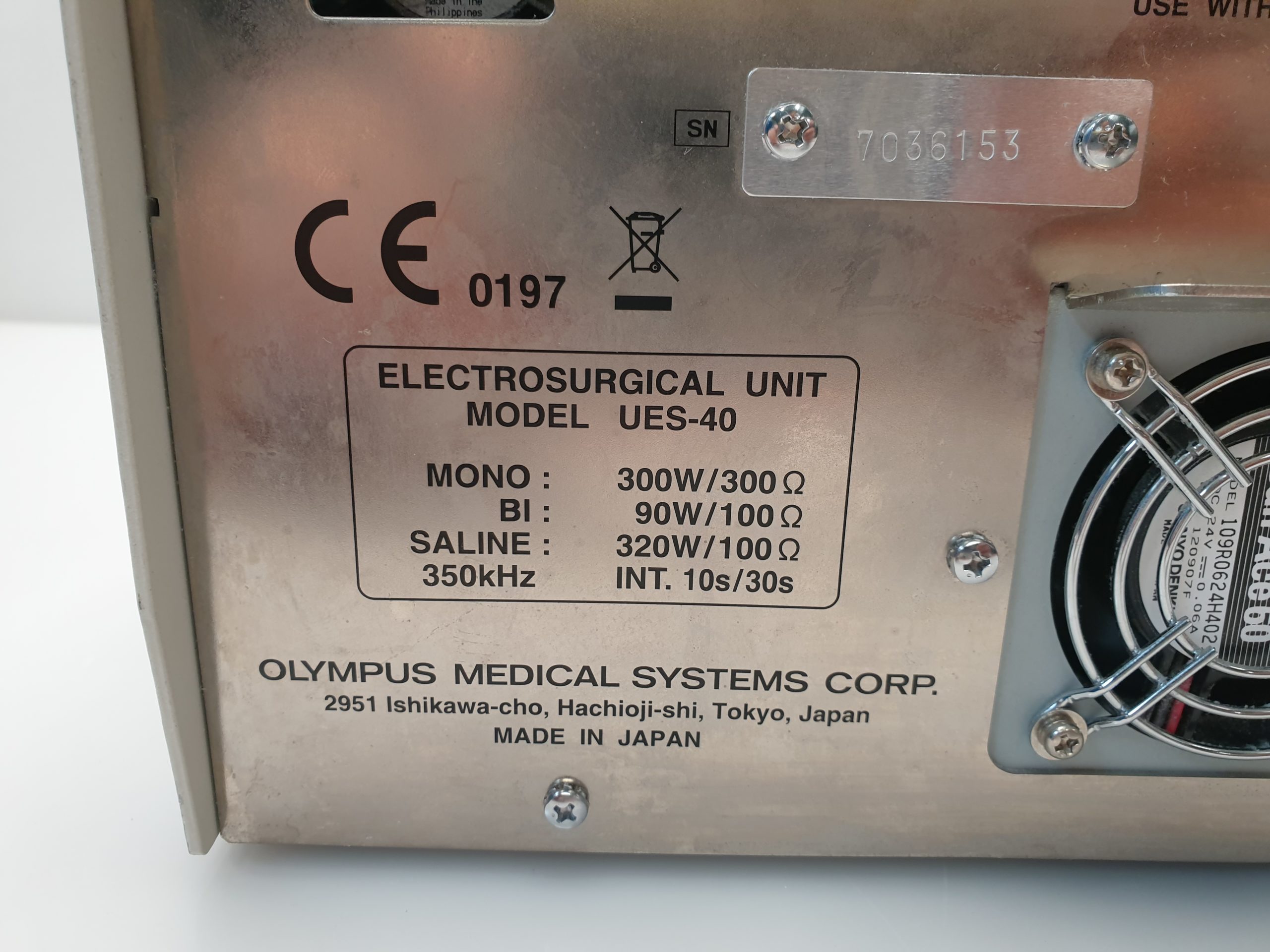 Olympus UES-40 – UES40 UES 40 SurgMaster Electrosurgical Unit – Bipolar Monopolar – Bild 9