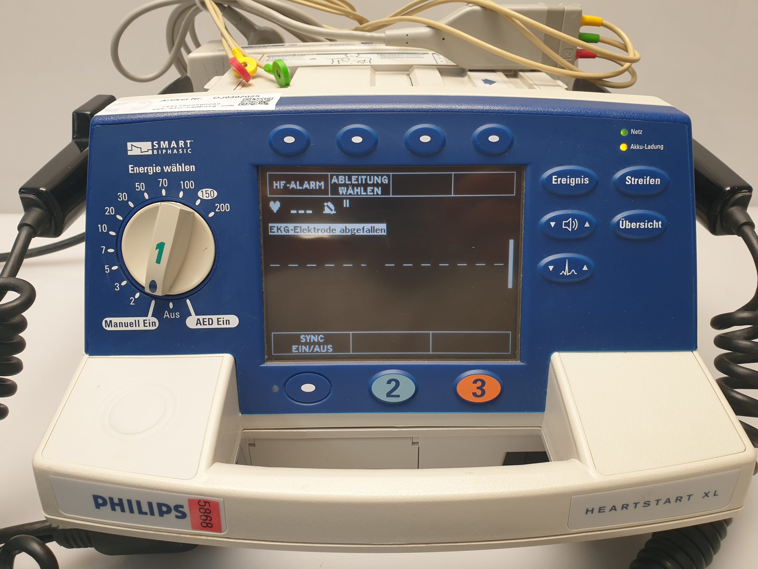 Philips Medical Heartstart XL System Smart Biphasic Defi - Defibrilator – Bild 6