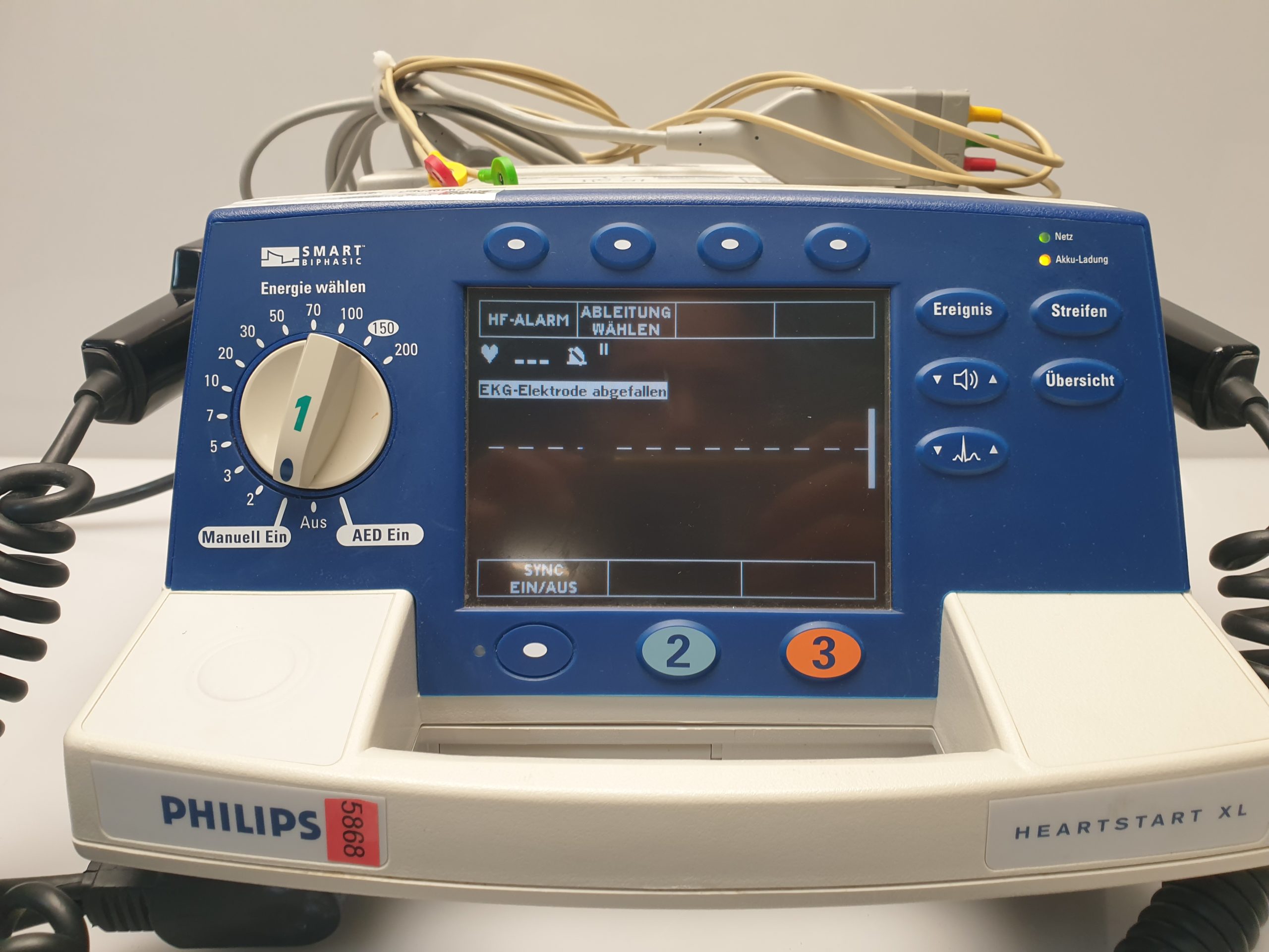 Philips Medical Heartstart XL System Smart Biphasic Defi - Defibrilator – Bild 7