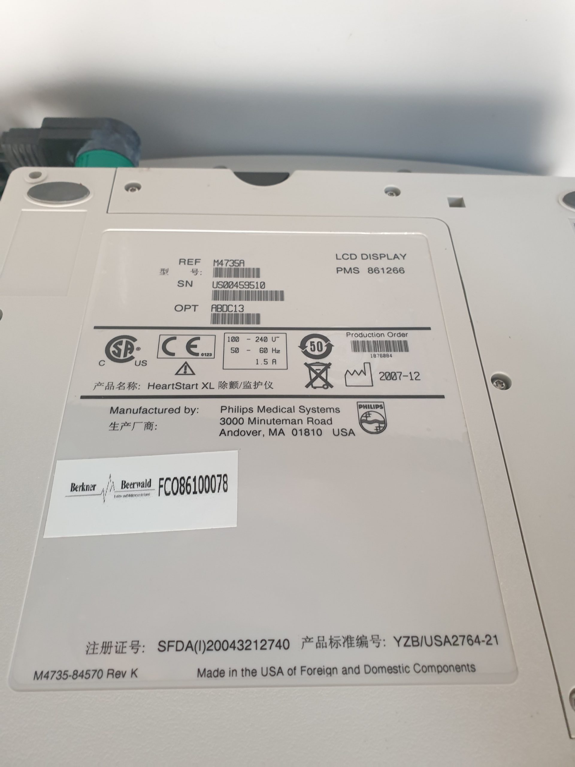 Philips Medical Heartstart XL System Smart Biphasic Defi - Defibrilator – Bild 19