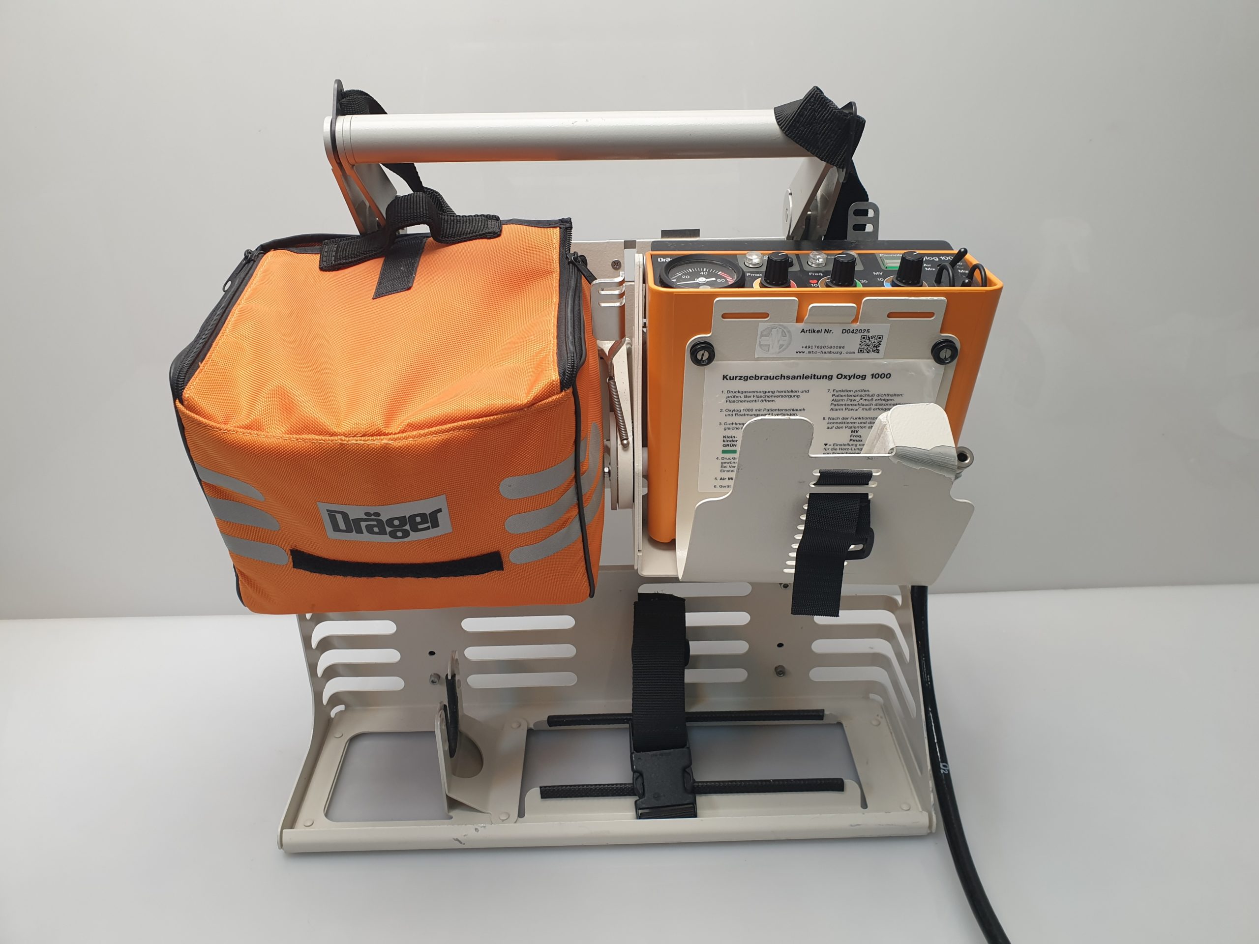 Dräger – Draeger Oxylog 1000 Beatmungsgerät – Notfallbeatmungsgerät – Bild 3