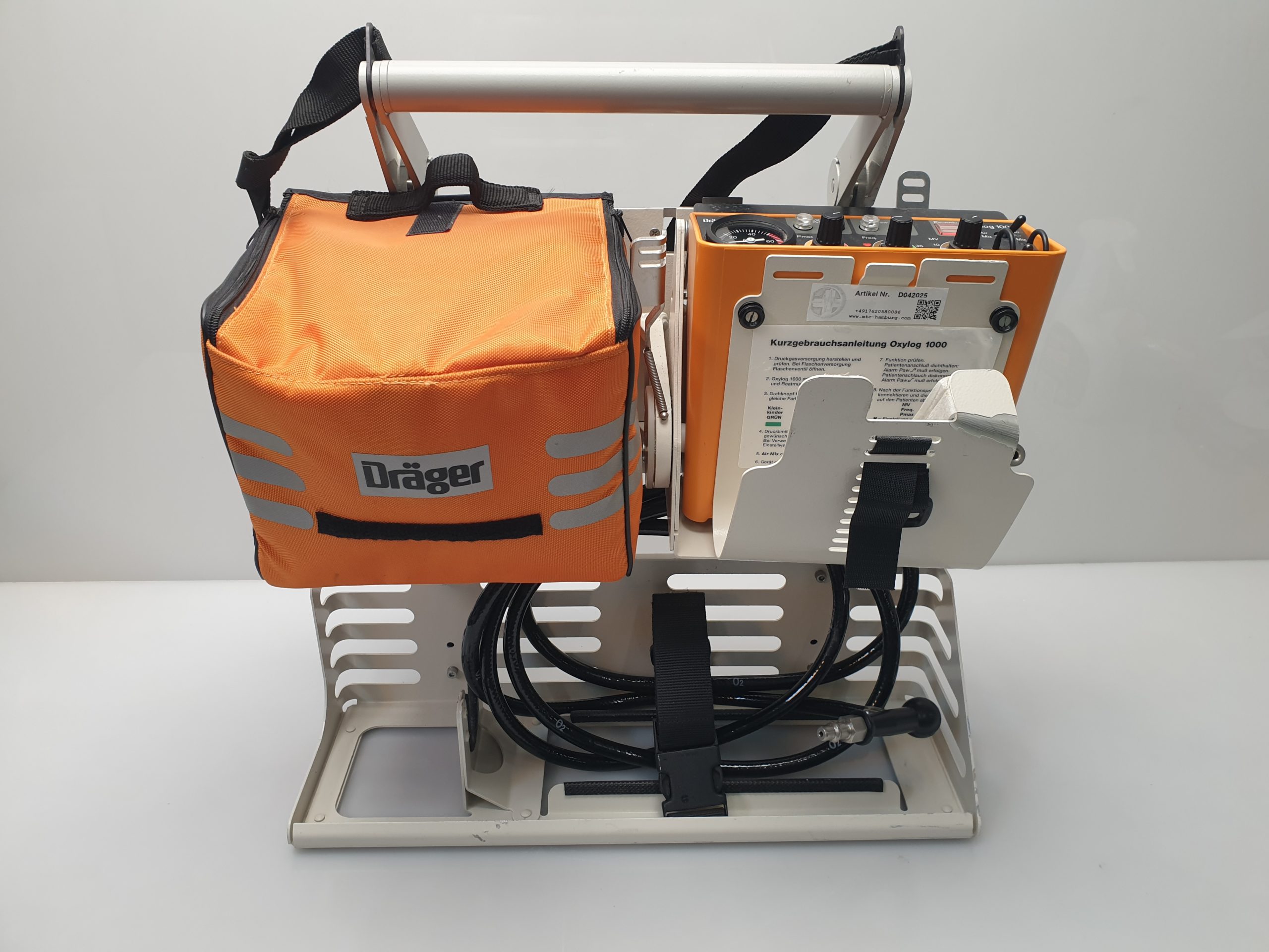 Dräger – Draeger Oxylog 1000 Beatmungsgerät – Notfallbeatmungsgerät – Bild 15