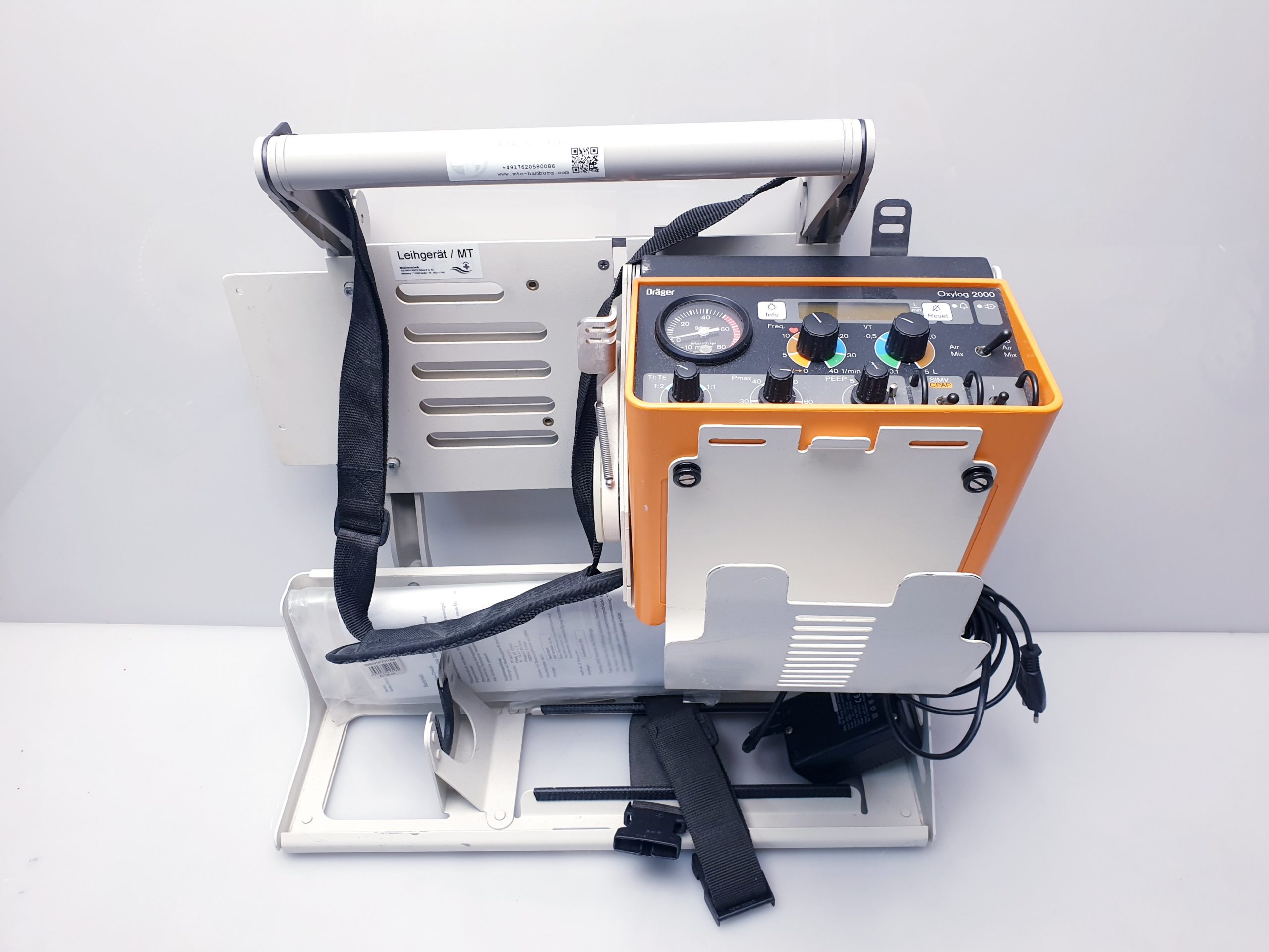 Dräger Drager Oylog 2000 - Notfallbeatmungsgerät – Bild 8