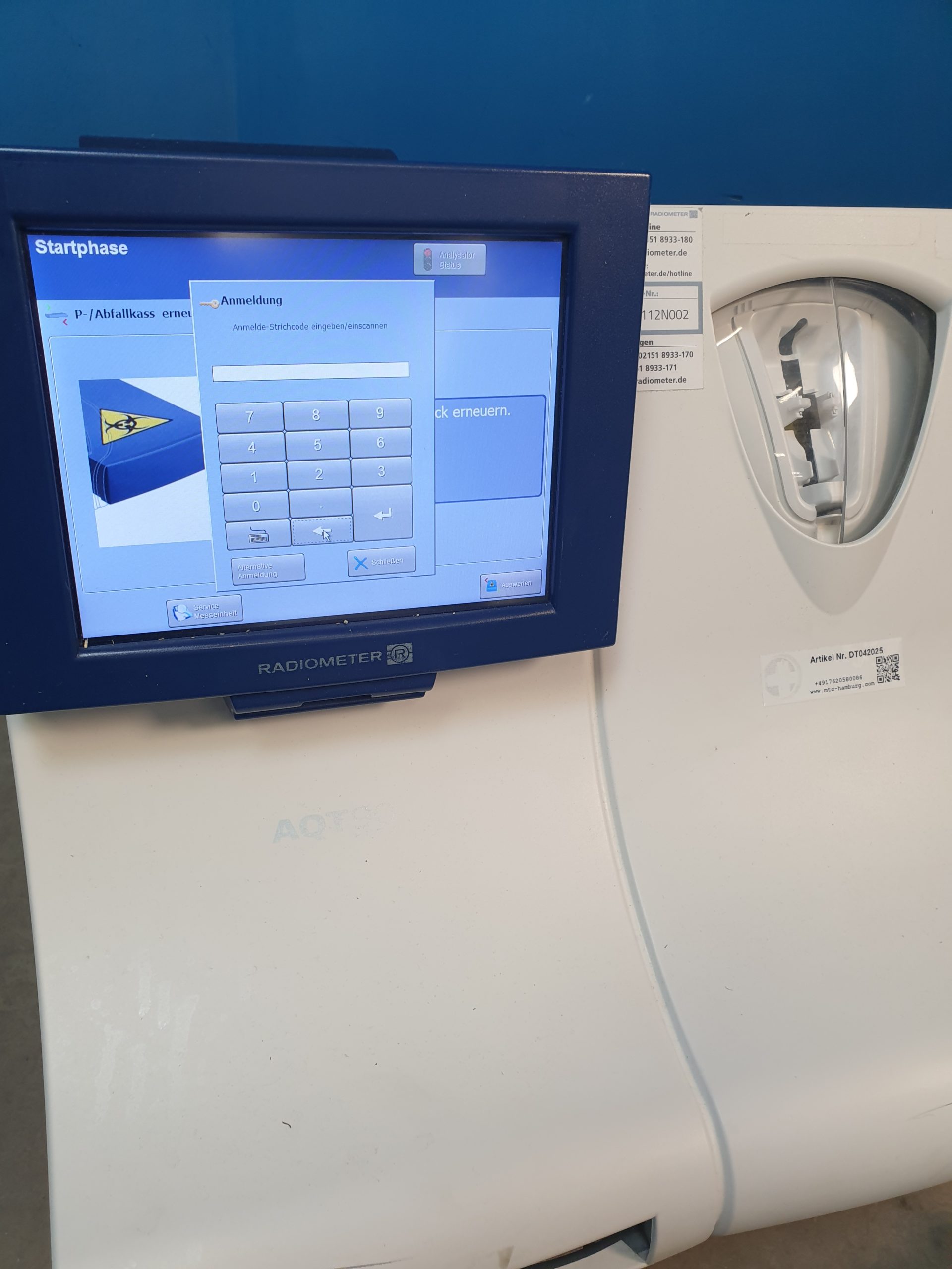 RADIOMETER AQT90 Flex AQT 90 FLEX Immunoassay Analysator – Bild 3