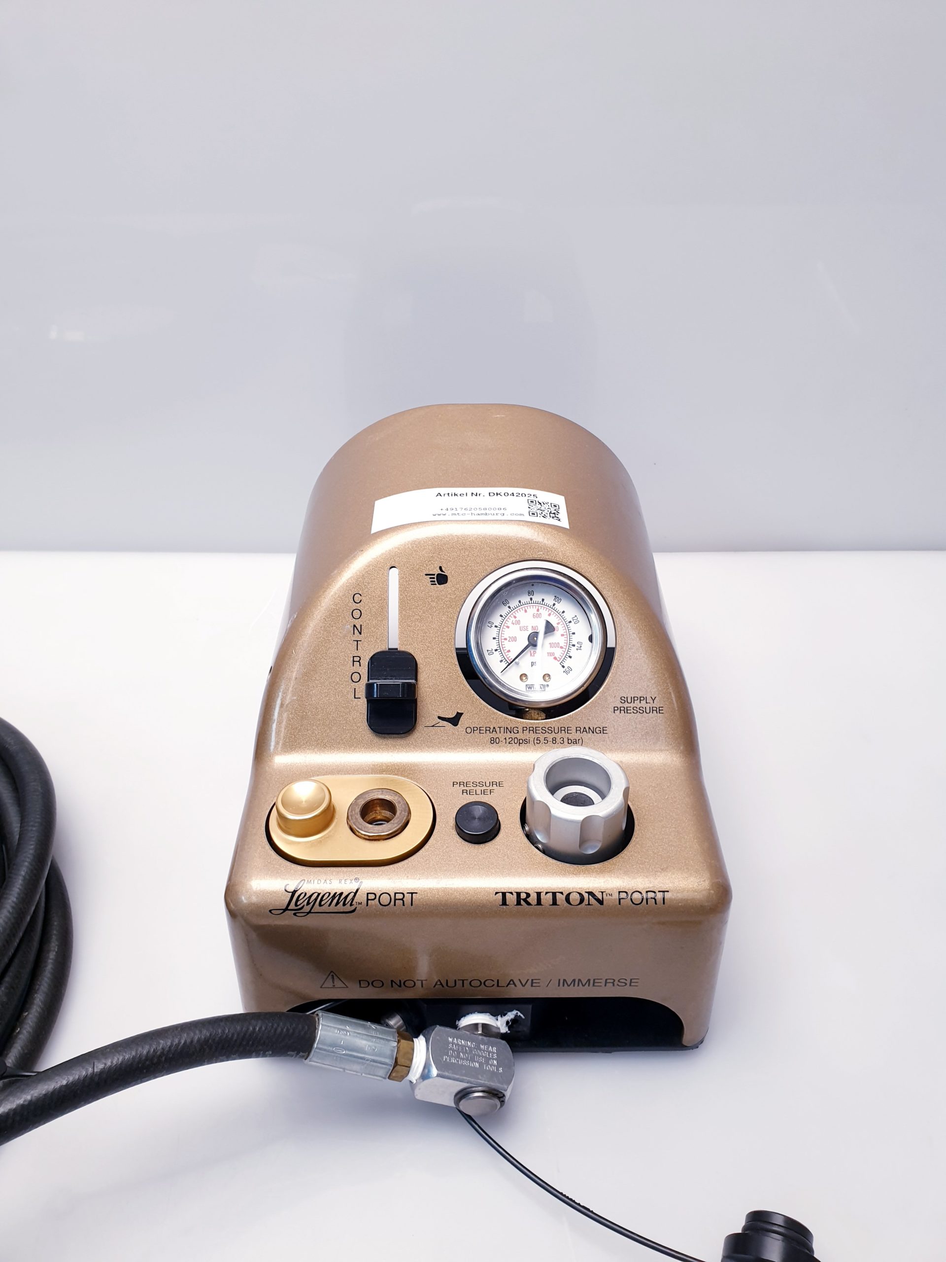 Medtronic Midas Rex Legend Pneumatic Contrrol - Triton PORT Legend PORT – Bild 4