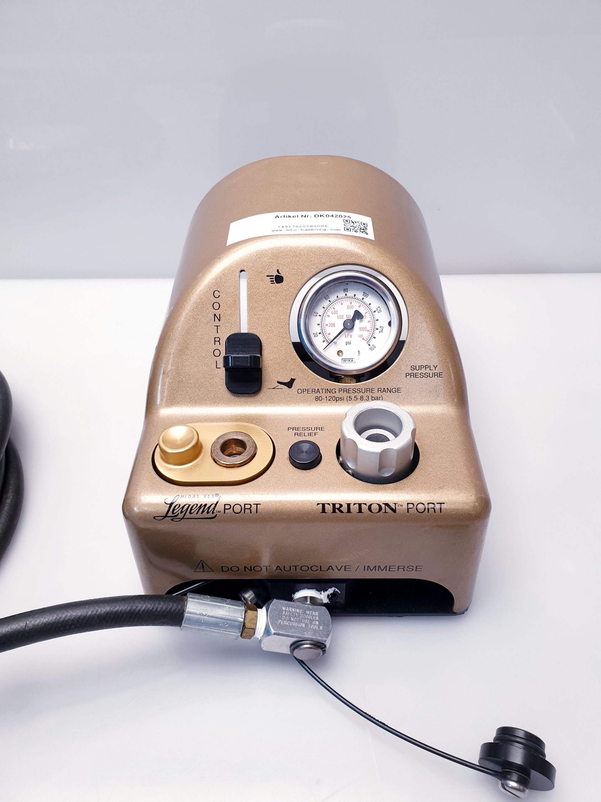 Medtronic Midas Rex Legend Pneumatic Contrrol - Triton PORT Legend PORT – Bild 8