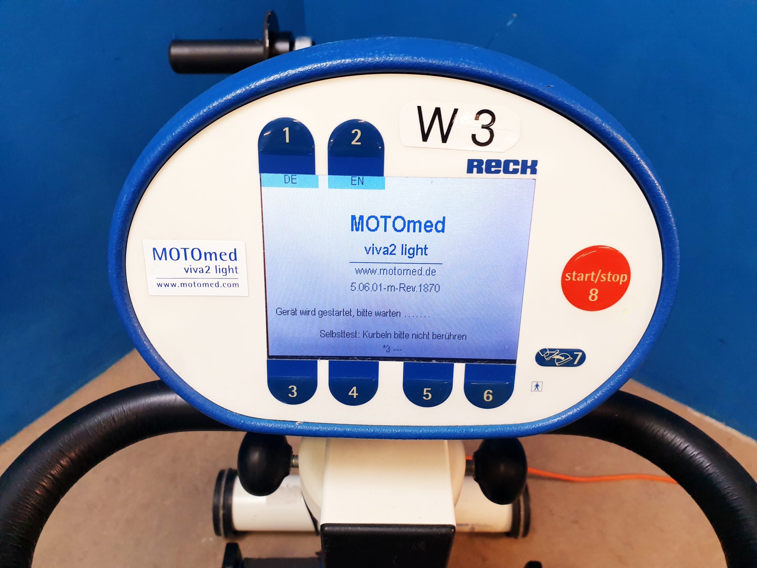 Reck Motomed Viva 2 Light Arm + Beintrainer Therapiegerät Bewegungstrainer – Bild 3