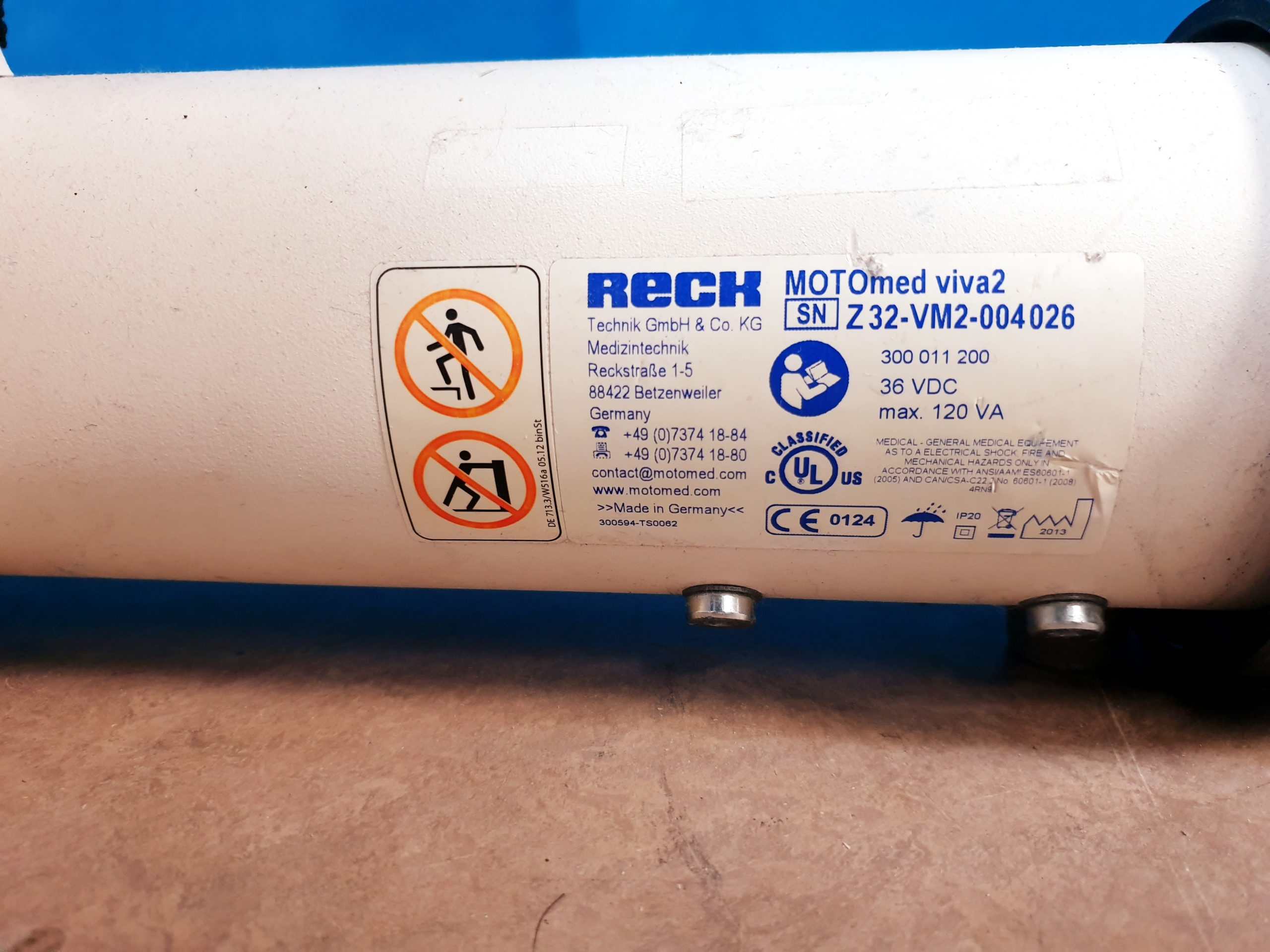 Reck Motomed Viva 2 Light Arm + Beintrainer Therapiegerät Bewegungstrainer – Bild 10