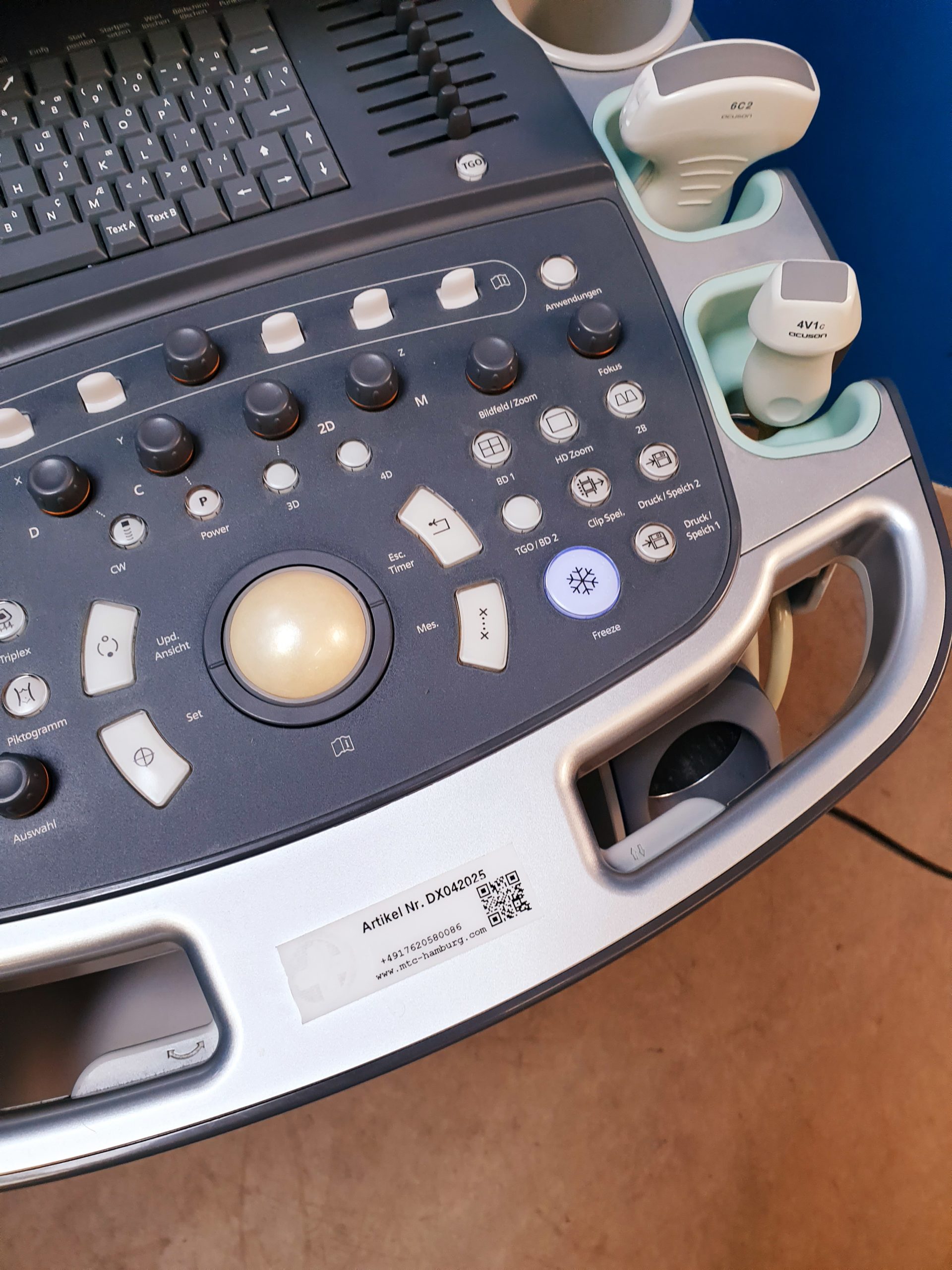 Siemens Acuson X700 Farbdoppler + 6C2 + 4V1c Echo – Bild 3