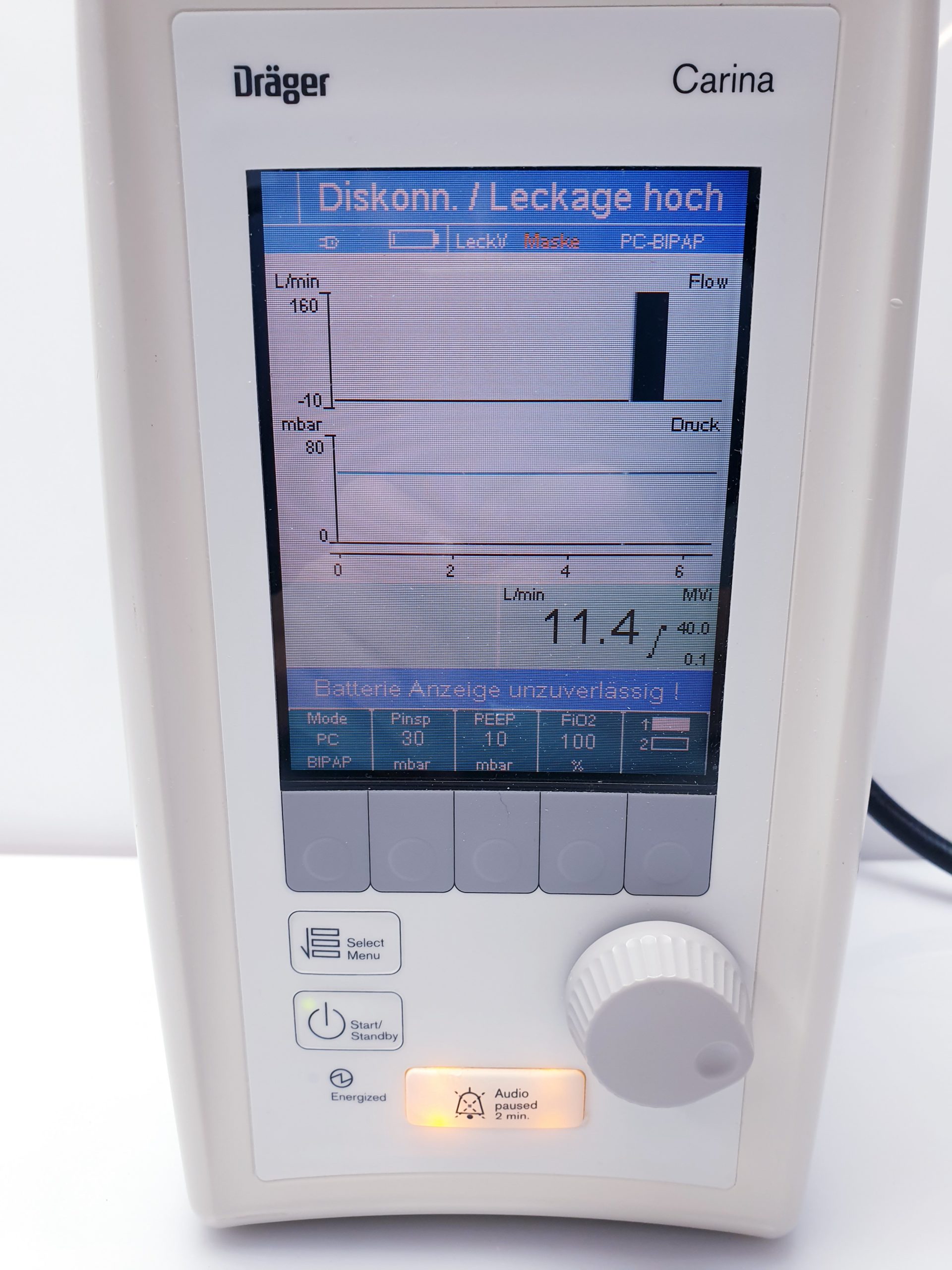 Dräger Draeger Carina Beatmungsgerät – Bild 5